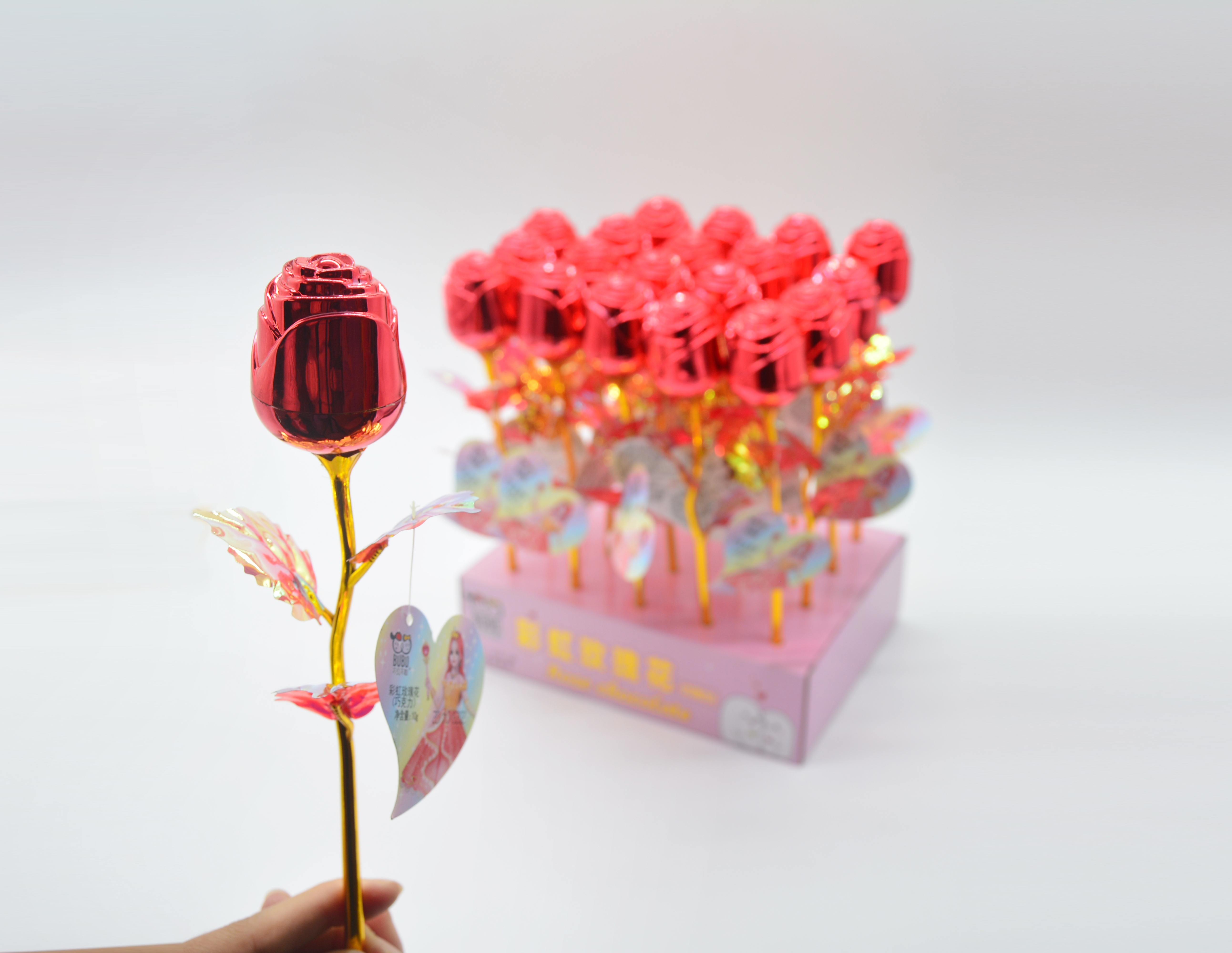 不见不散彩虹玫瑰花巧克力情人节送女友网红花束糖果创意礼品详情图4