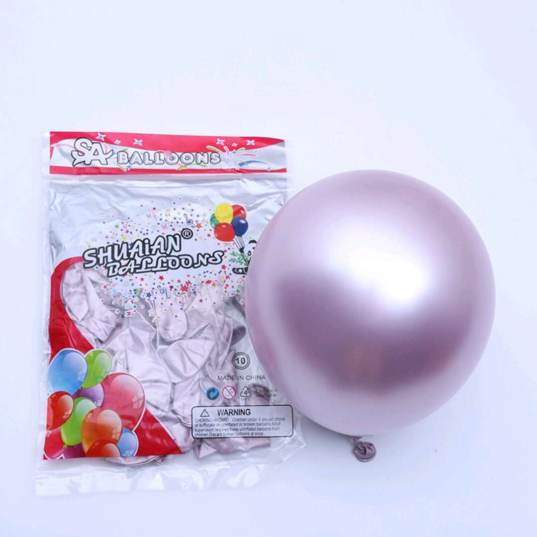 SA金属气球，1.8克乳胶气球，生日派对婚礼庆典装饰气球 详情图9