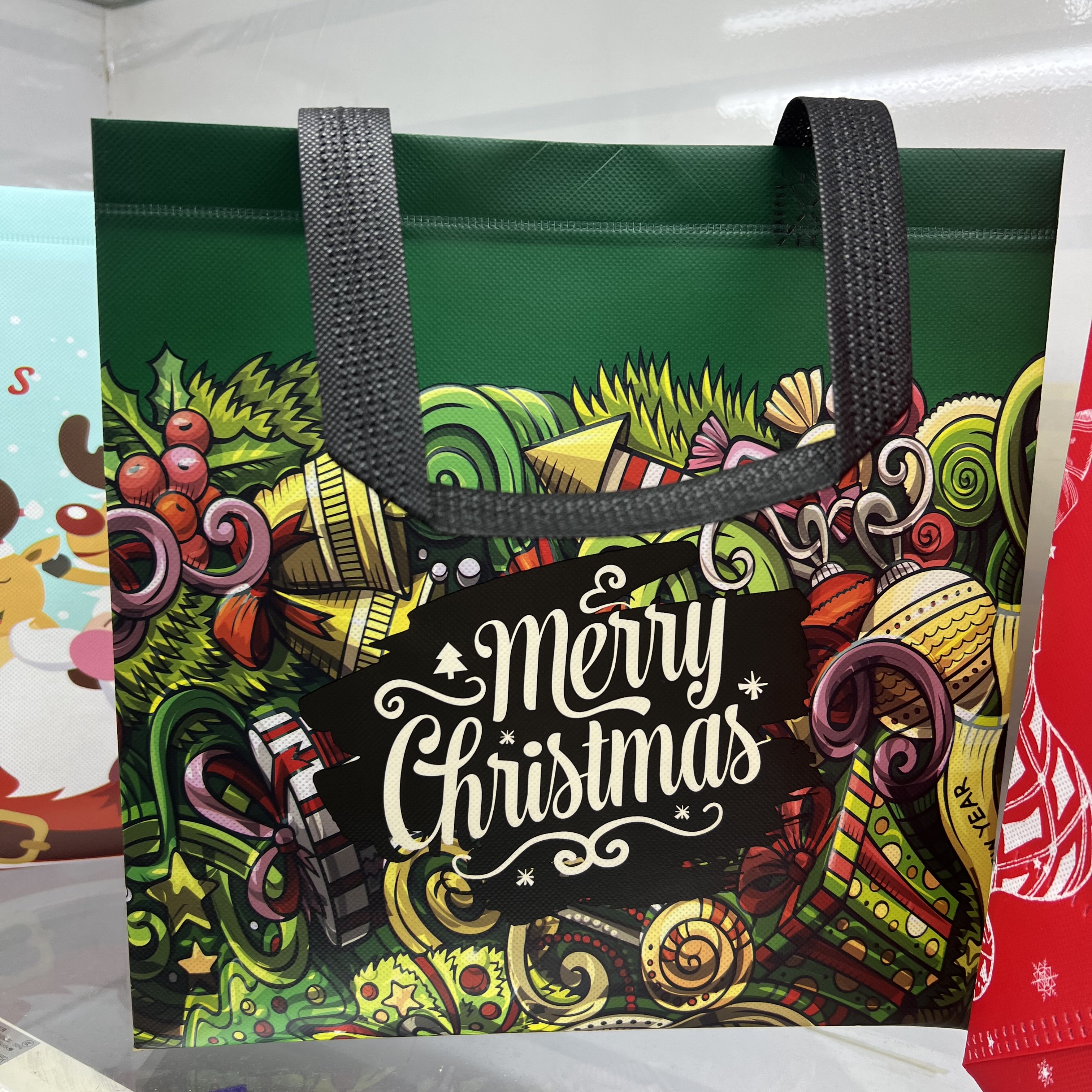 Navidad estilo bolsa no tejida bolsa de regalo de comercio exterior details Picture