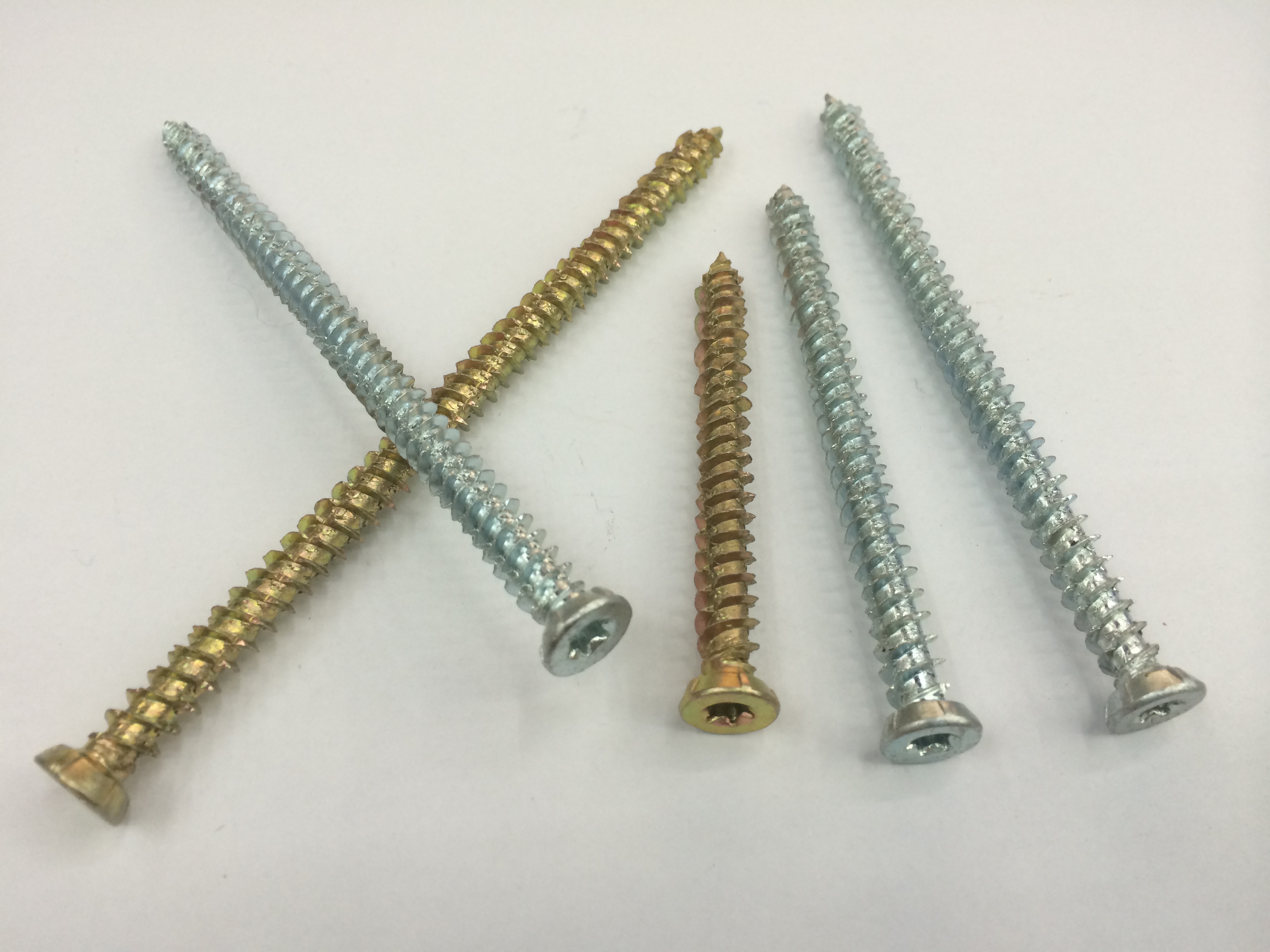 Factory direct sales of countersunk head plum blossom groove cement self-tapping nails, self-tapping screws, special screws for door and window installation, frame screws, available in stock Specification image