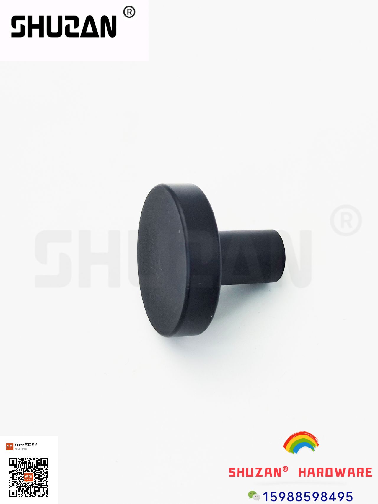 Shuzan negro manija estilo simple redondo sensación suave fuerte y duradero comercio exterior especial
