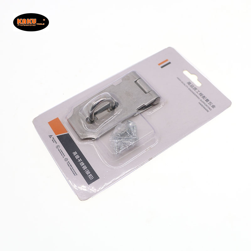 加厚不锈钢锁牌防盗门扣 加厚锁扣门搭扣加厚不锈钢门扣