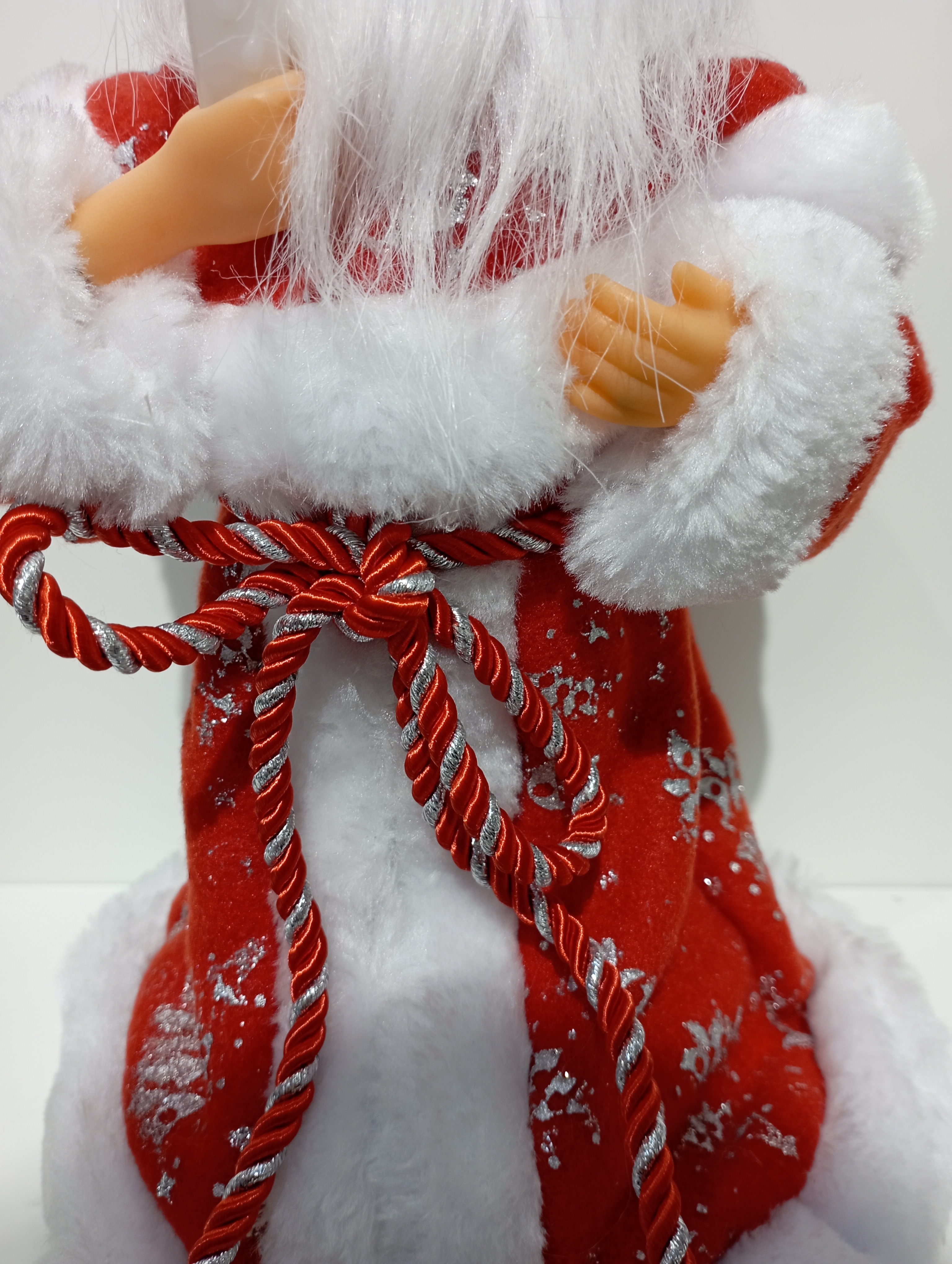 9123 Christmas Electric Toys in Russian, red, can sing Russian, dance with lights, Santa Claus toys, Christmas gifts Specification image