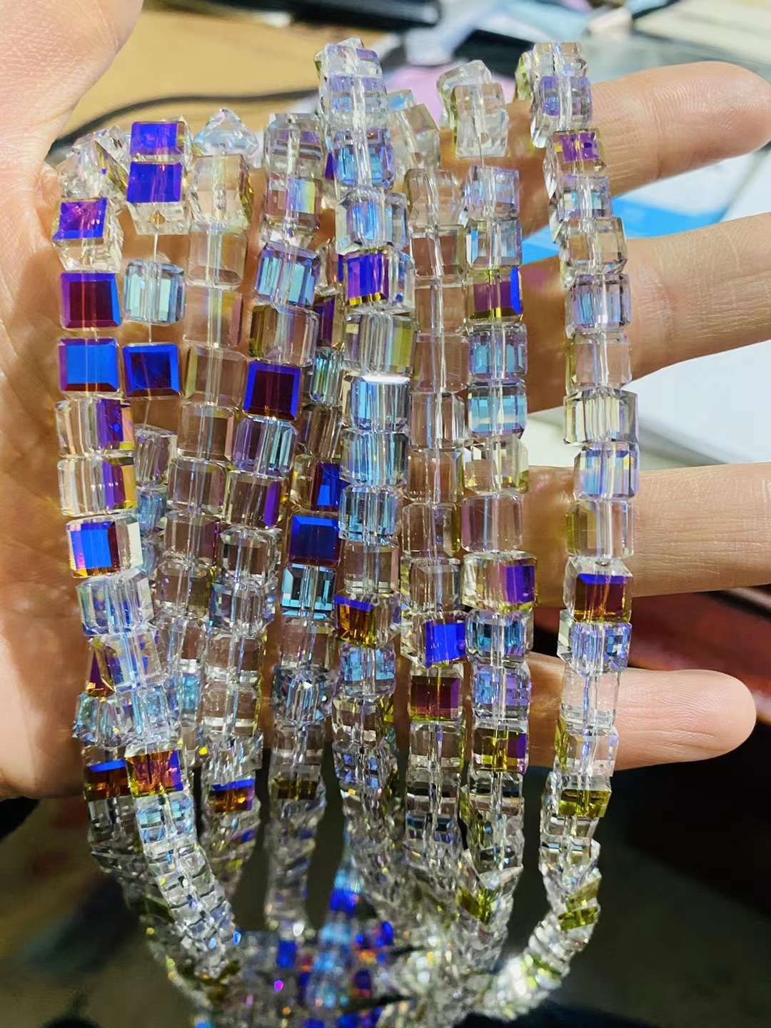 时尚水晶饰品配件diy手机链项链手链配件详情图6