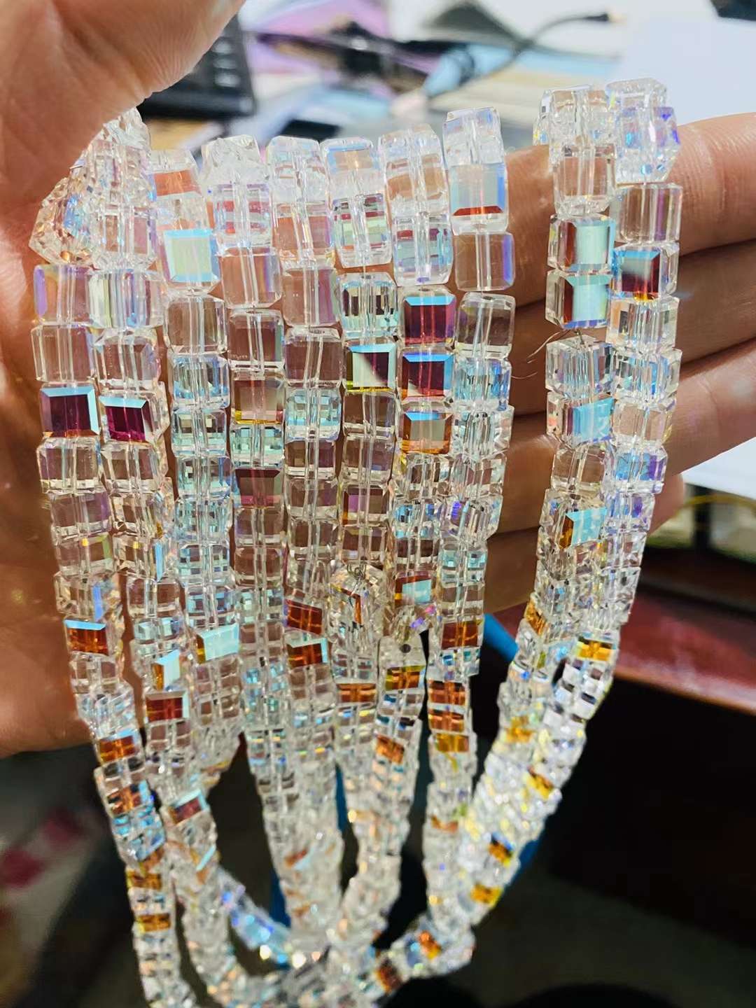 时尚水晶饰品配件diy手机链项链手链配件详情图2