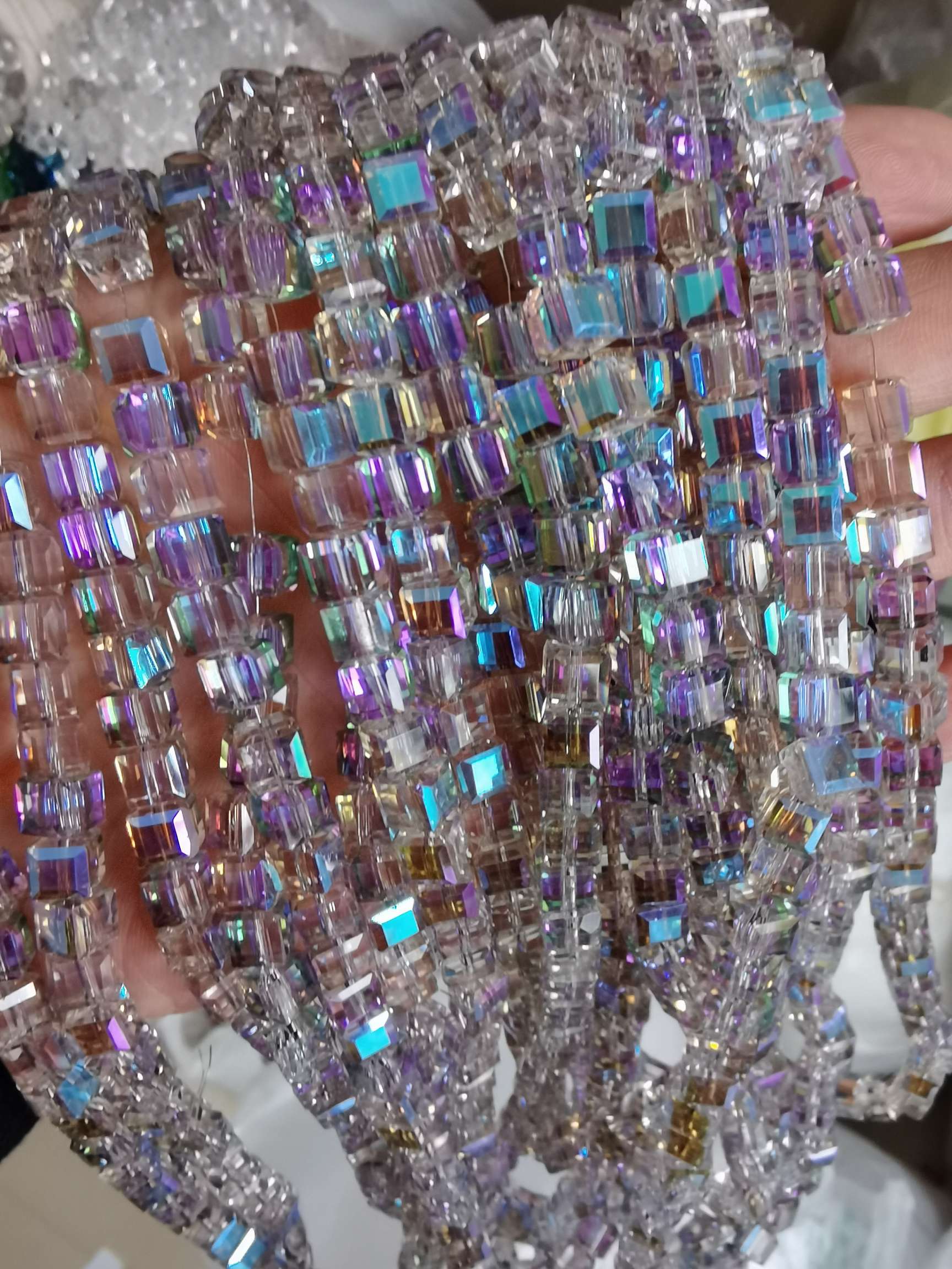 时尚水晶饰品配件diy手机链项链手链配件详情图1