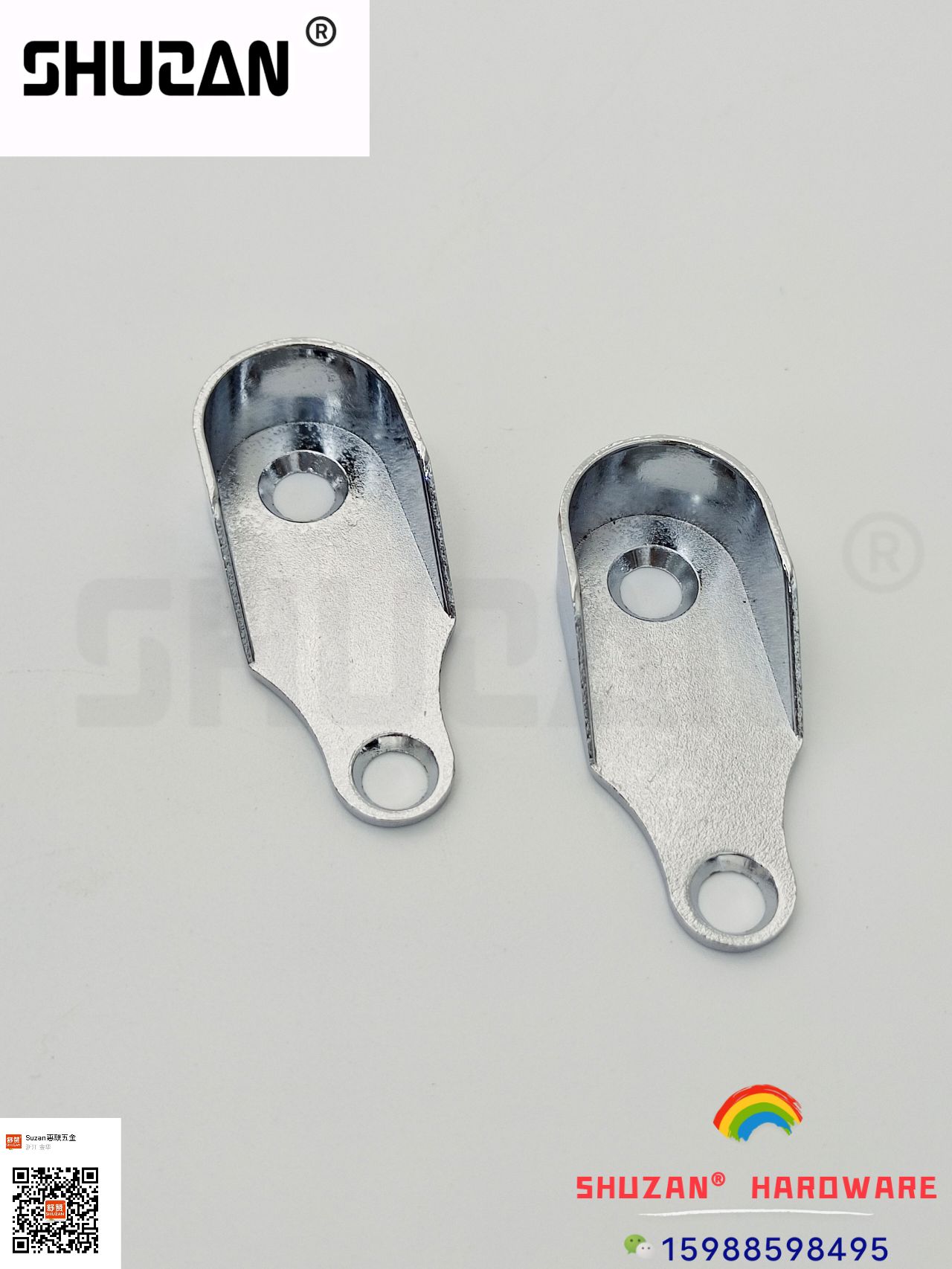 舒赞加厚挂衣杆衣管托 挂衣扁管托  衣管座  款式齐全颜色齐全衣柜托 镀锌五金配件