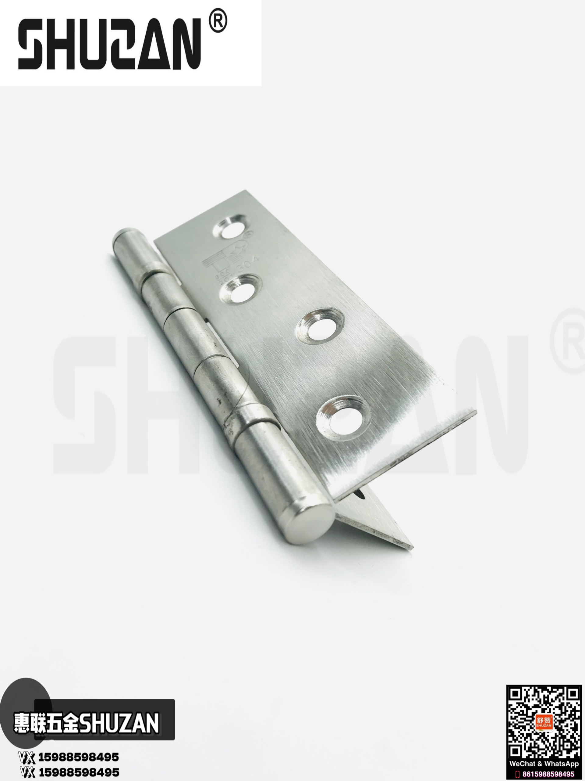 Bisagra de hardware shuzan bisagra de hardware fuerte y duradero multi-especificación flexible abierto y cerrado Specification image