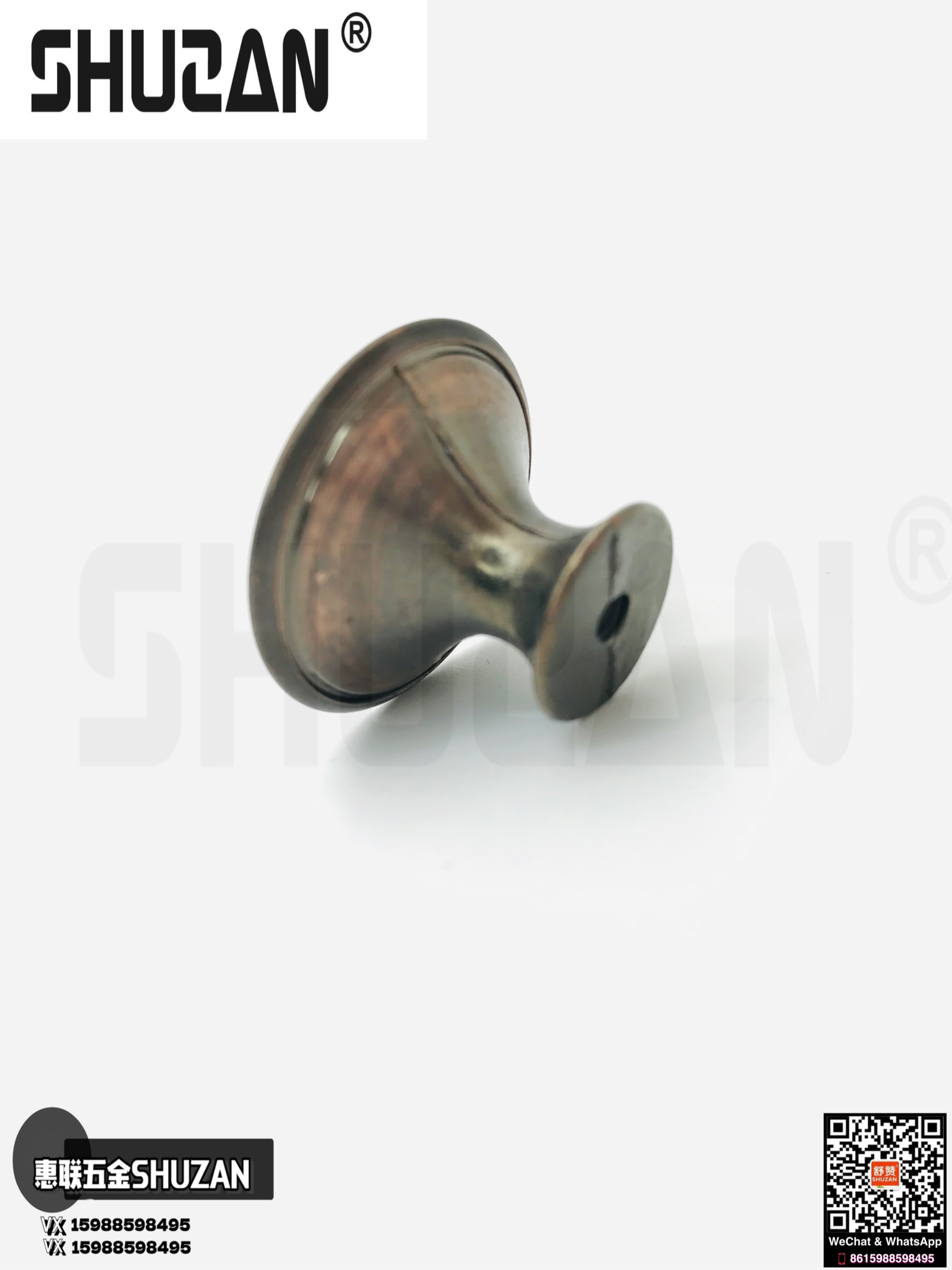 Shuzan handle: High-quality, retro appearance, smooth touch, sturdy and durable, simple handle Item Picture