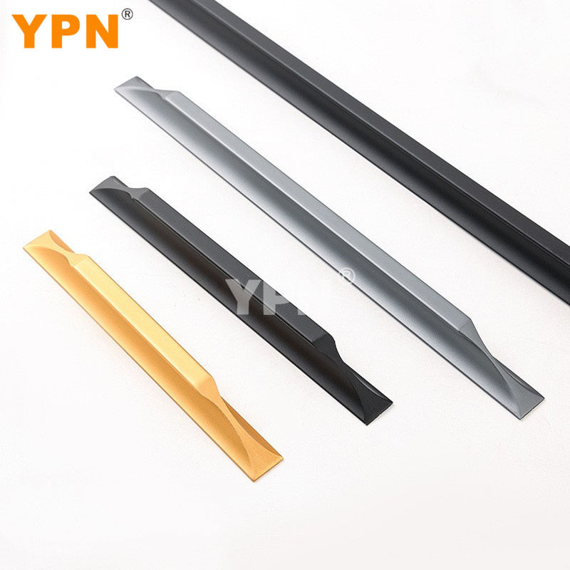 橱柜拉手/铝合金/现代简约白底实物图