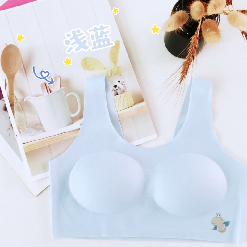 Dreamy pink girl bra, underwear, mini tank top, summer thin style for adolescence Application Scenario