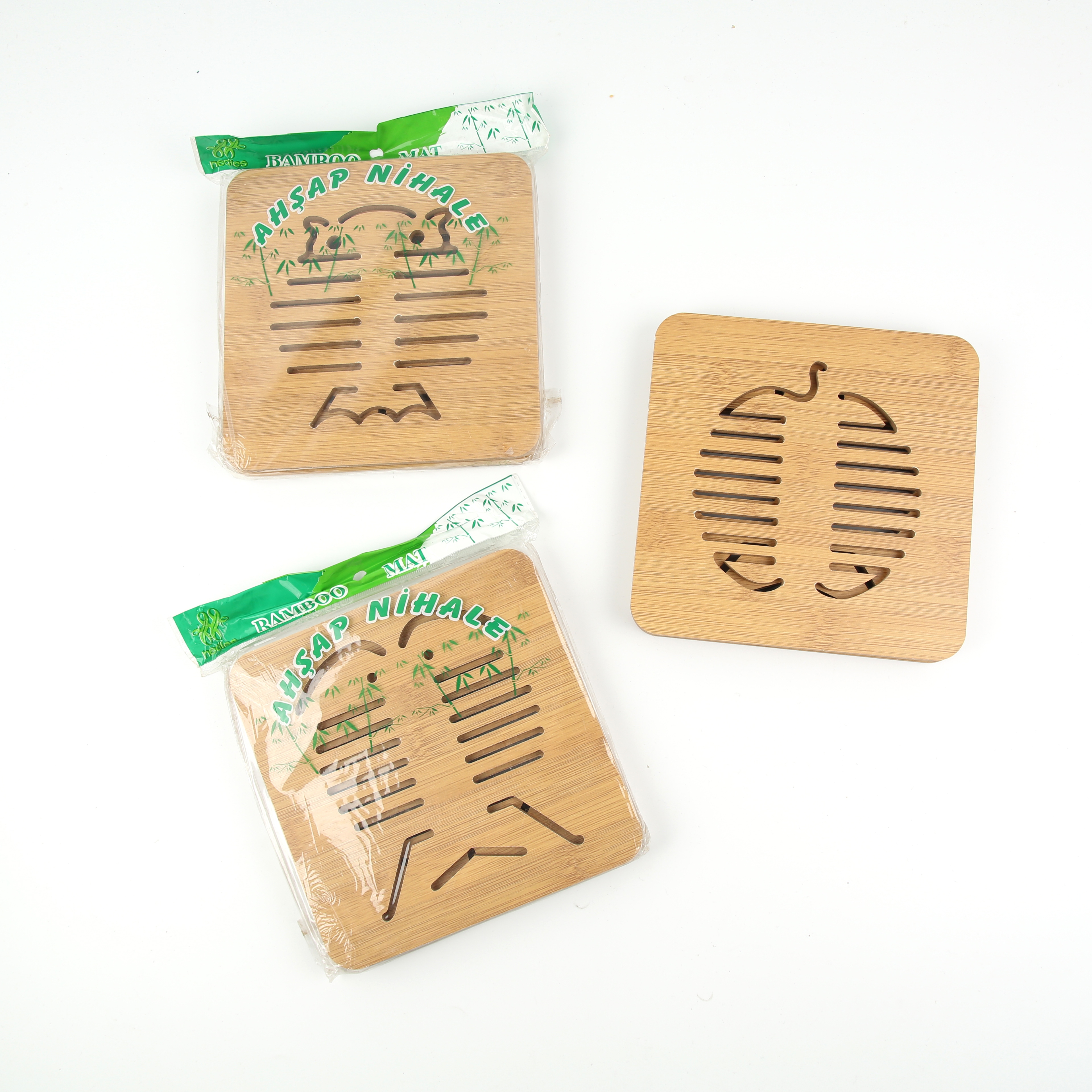 Hollowed-out coaster fish-shaped MDF heat insulation pad and heat-resistant pad Specification image