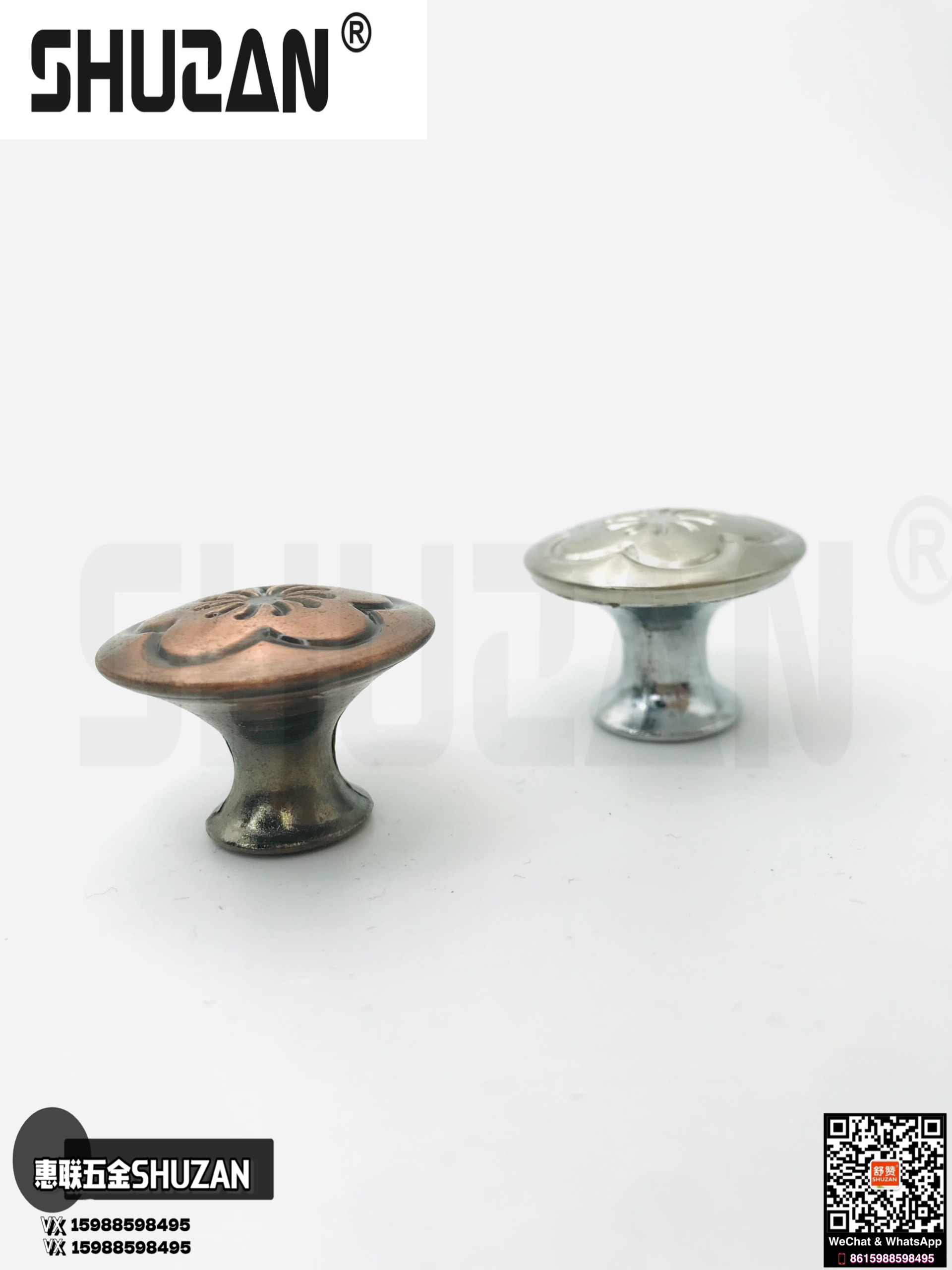 Shuzan handle: High-quality, retro appearance, smooth touch, sturdy and durable, simple handle details Picture