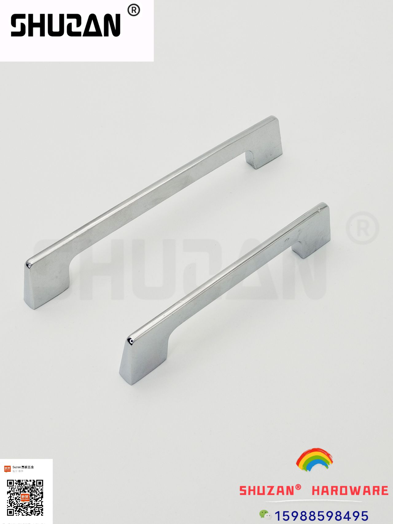 Shuzan handles are of high quality with a silver appearance, smooth to the touch, sturdy and durable. They are exclusively for foreign trade Item Picture