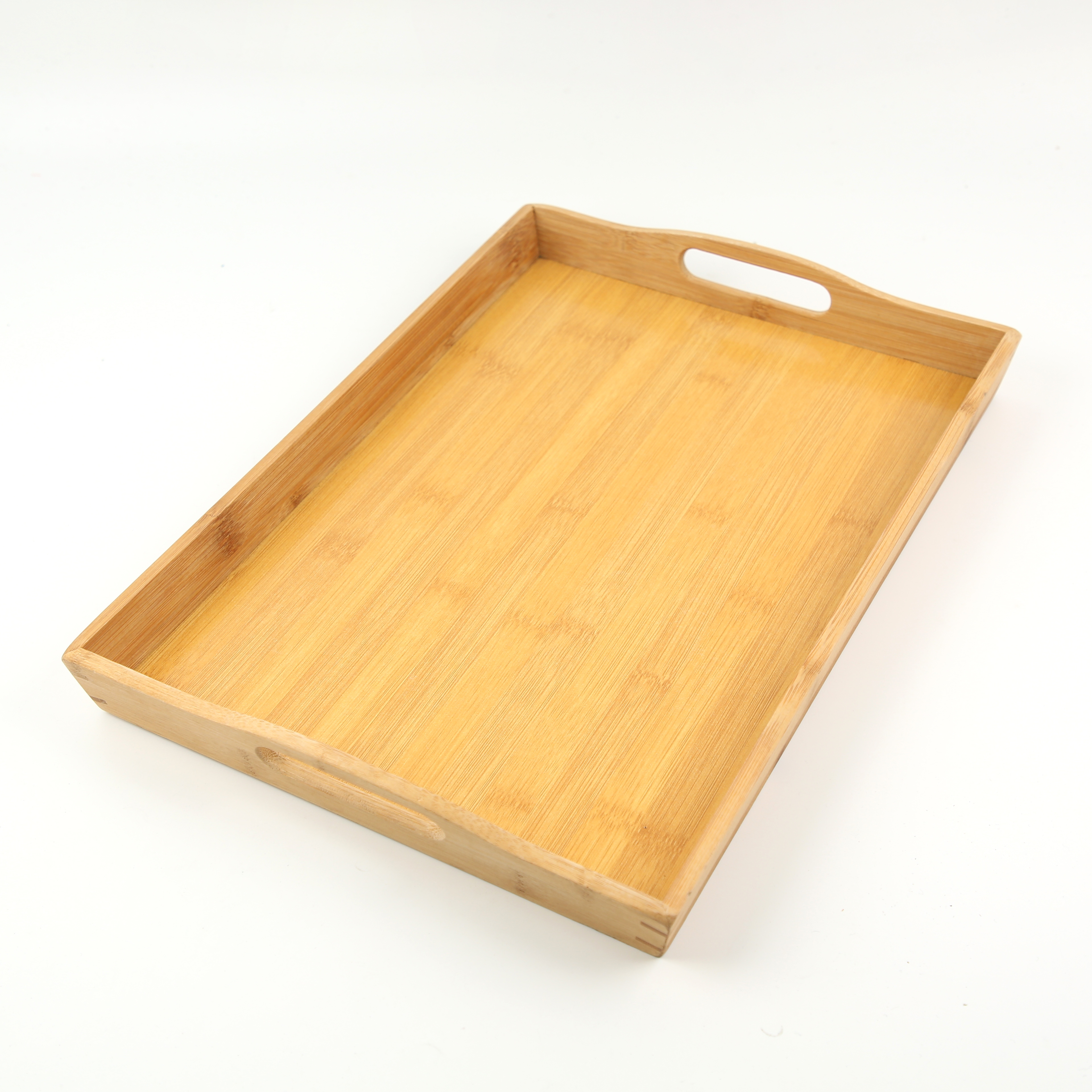Bamboo Japanese-style rectangular tea and fruit trays details Picture