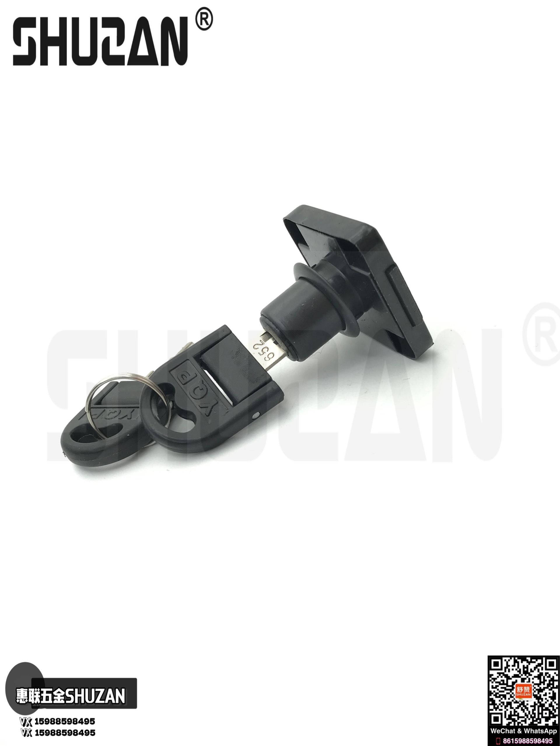 Shuzan hardware drawer locks of high-end quality, sturdy and durable. Shuzan drawer locks in various sizes and specifications details Picture