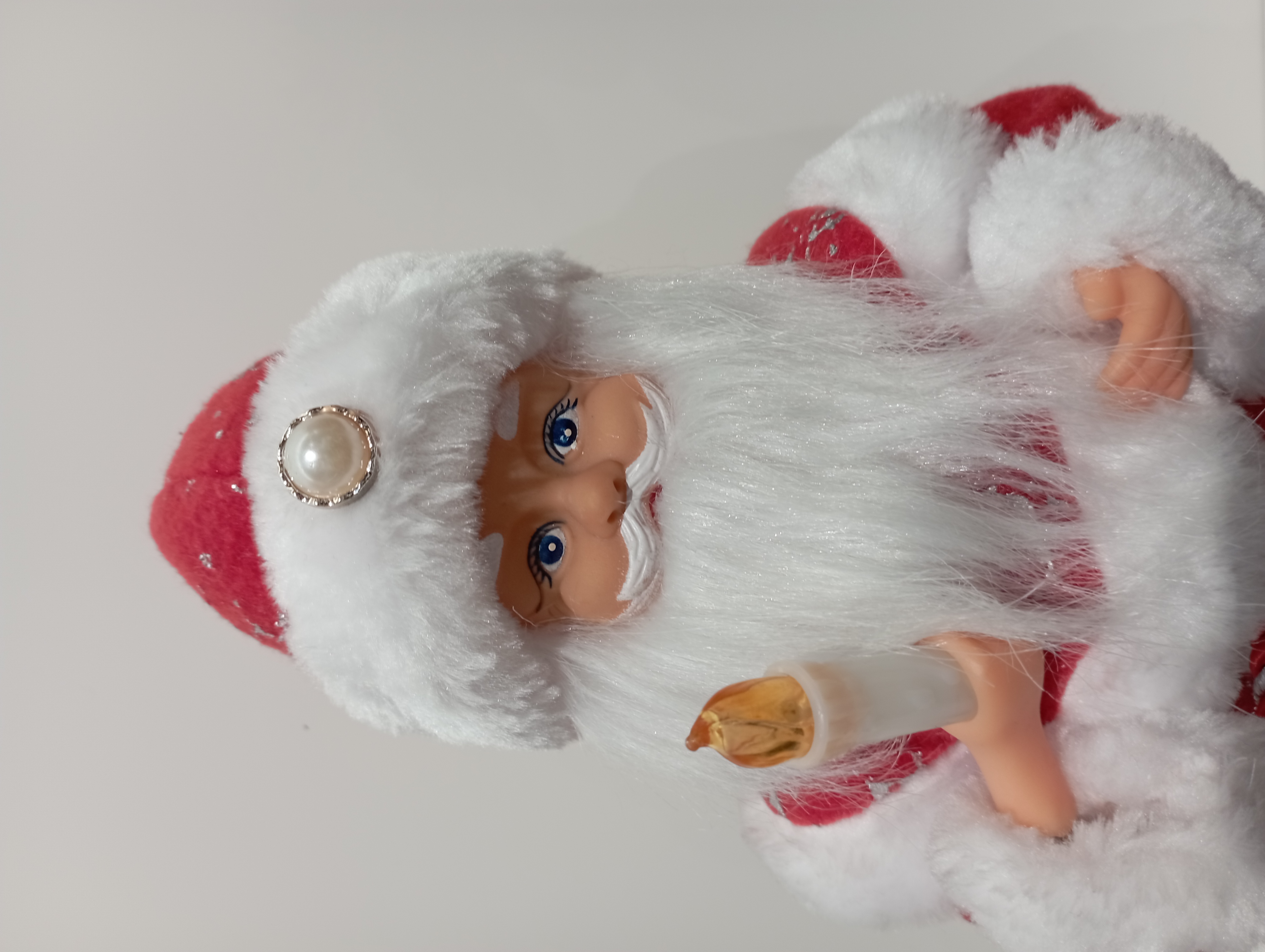 9123 Christmas Electric Toys in Russian, red, can sing Russian, dance with lights, Santa Claus toys, Christmas gifts details Picture