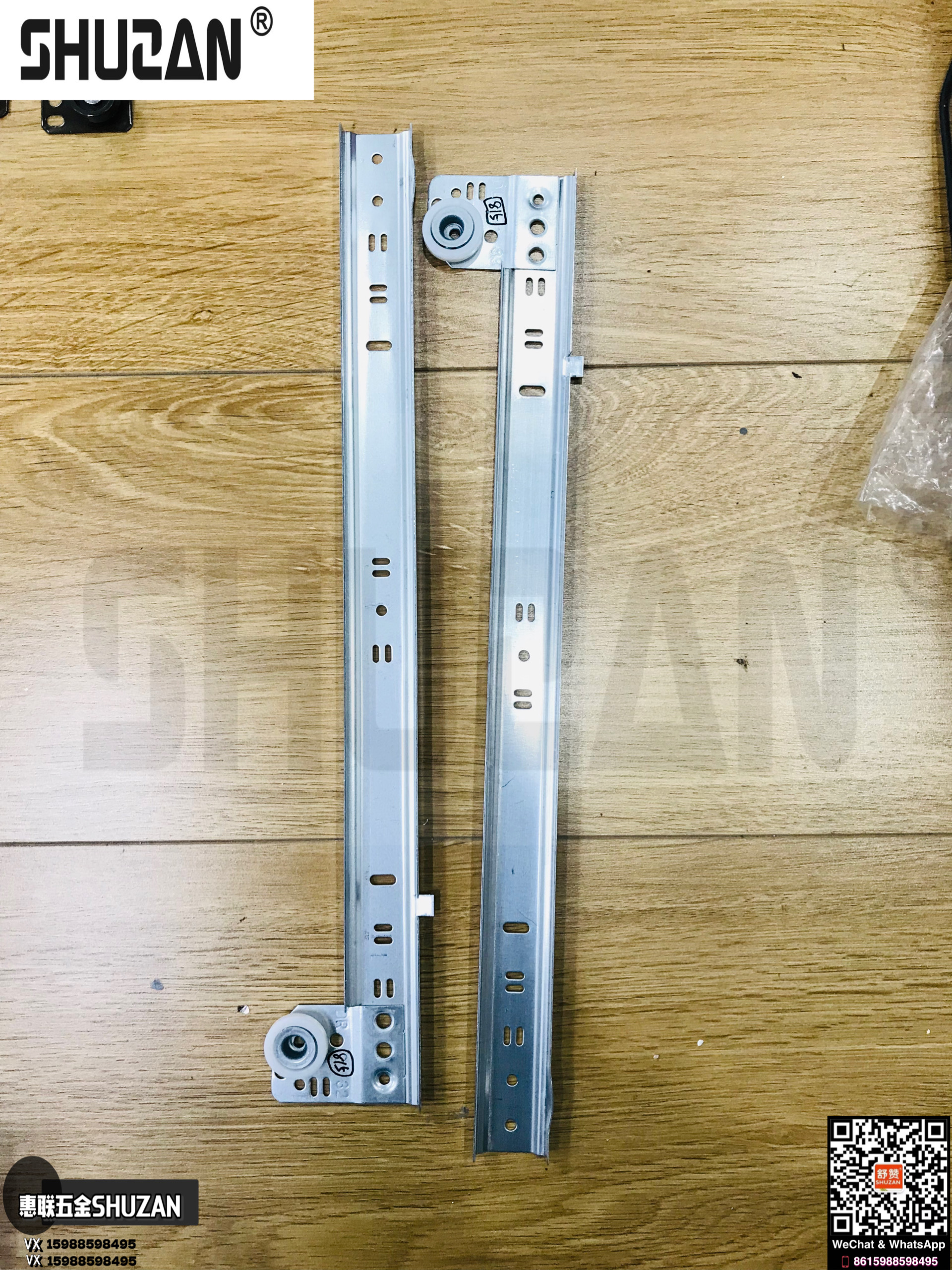 Shuzan hardware cajón slide slide amortiguador hidráulico fuerte y duradero tamaño especificación comercio exterior especial Item Picture