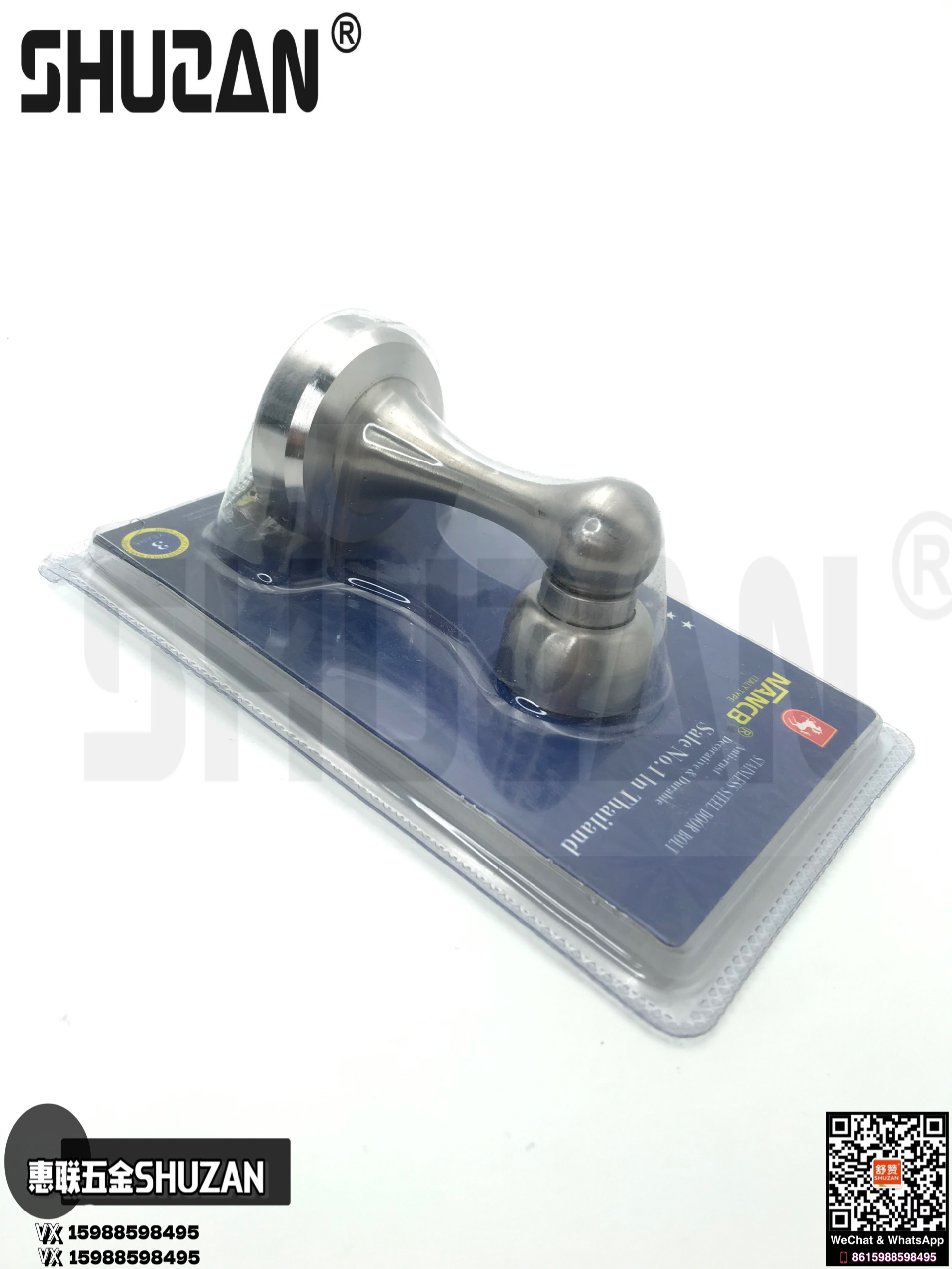 Shuzan wooden door stops are sturdy and durable. Shuzan door stops are rebound type door stops and high-quality door stops that are both sturdy and durable