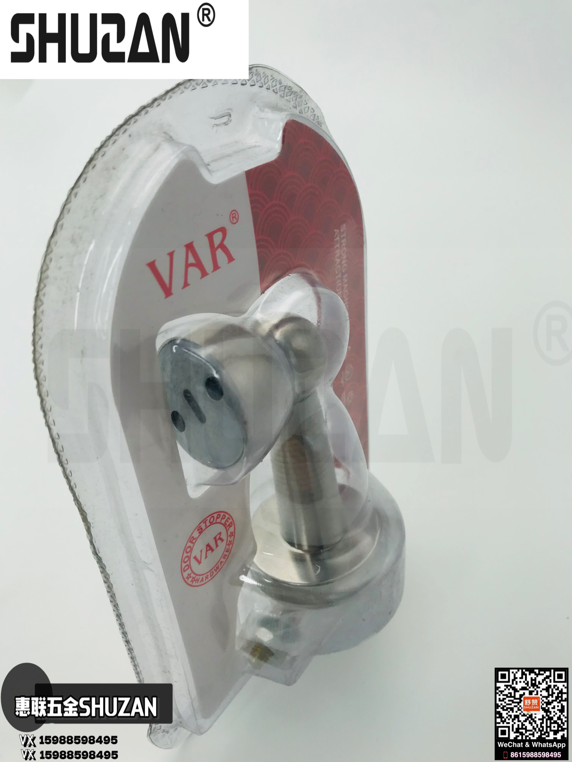 Shuzan wooden door double-touch door stops are sturdy and durable. Shuzan door stops feature a rebound type and are exquisite double-touch door stops