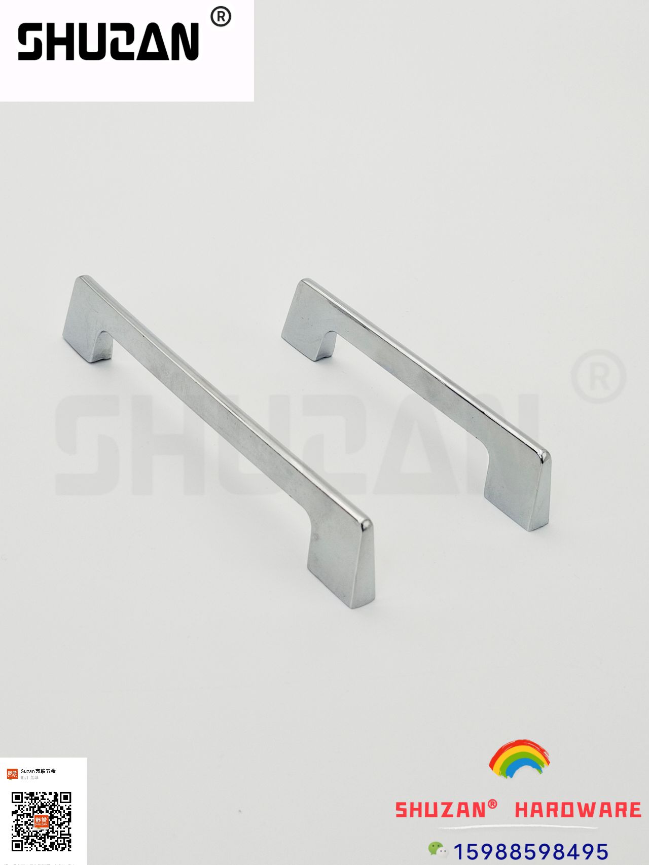 Shuzan handles are of high quality with a silver appearance, smooth to the touch, sturdy and durable. They are exclusively for foreign trade details Picture