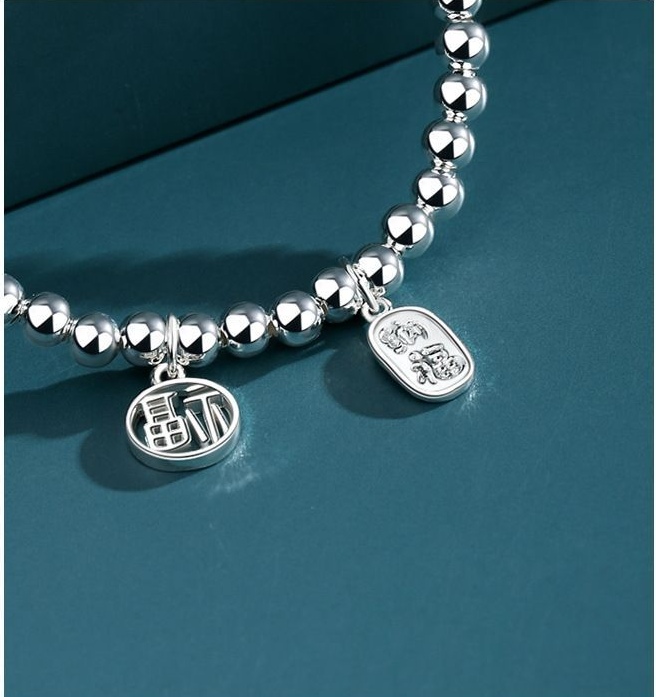 "Prosperity and Good Fortune Bracelet SL25 detail image 8