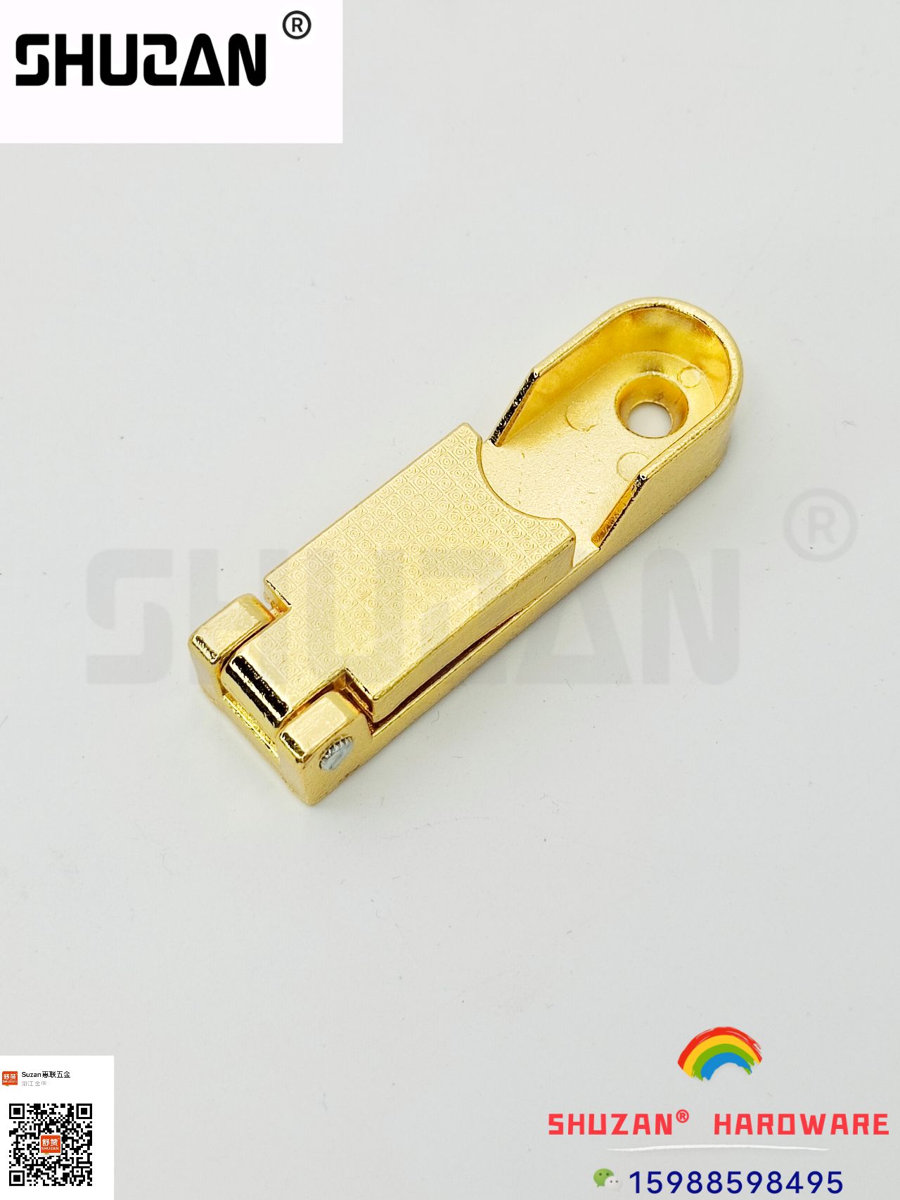 镜托/镜子固定夹/玻璃托白底实物图