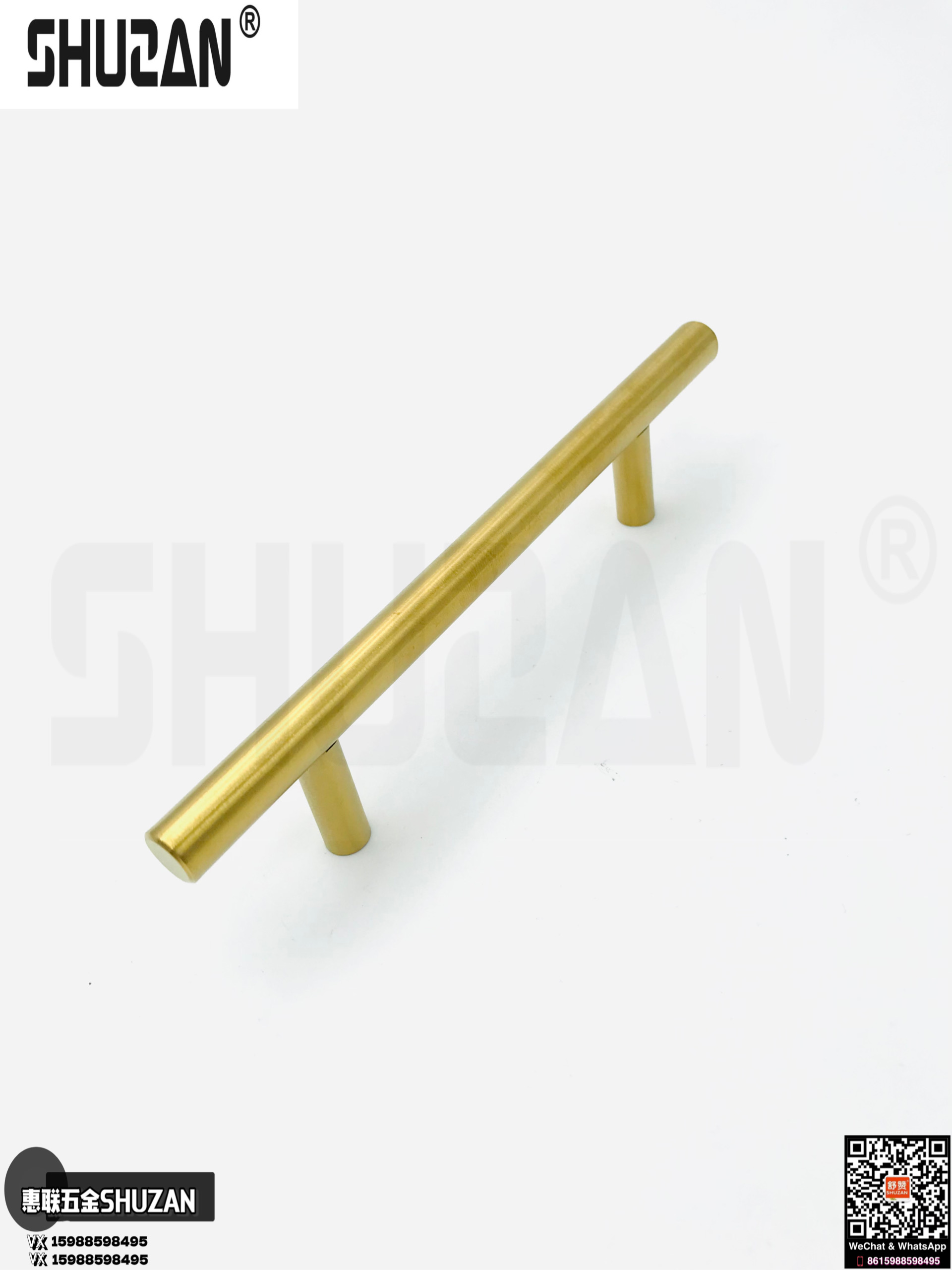 The golden column handle of the hardware handle is of high quality and classic appearance. It has a smooth touch, is sturdy and durable, and is a comfortable handle Application Scenario