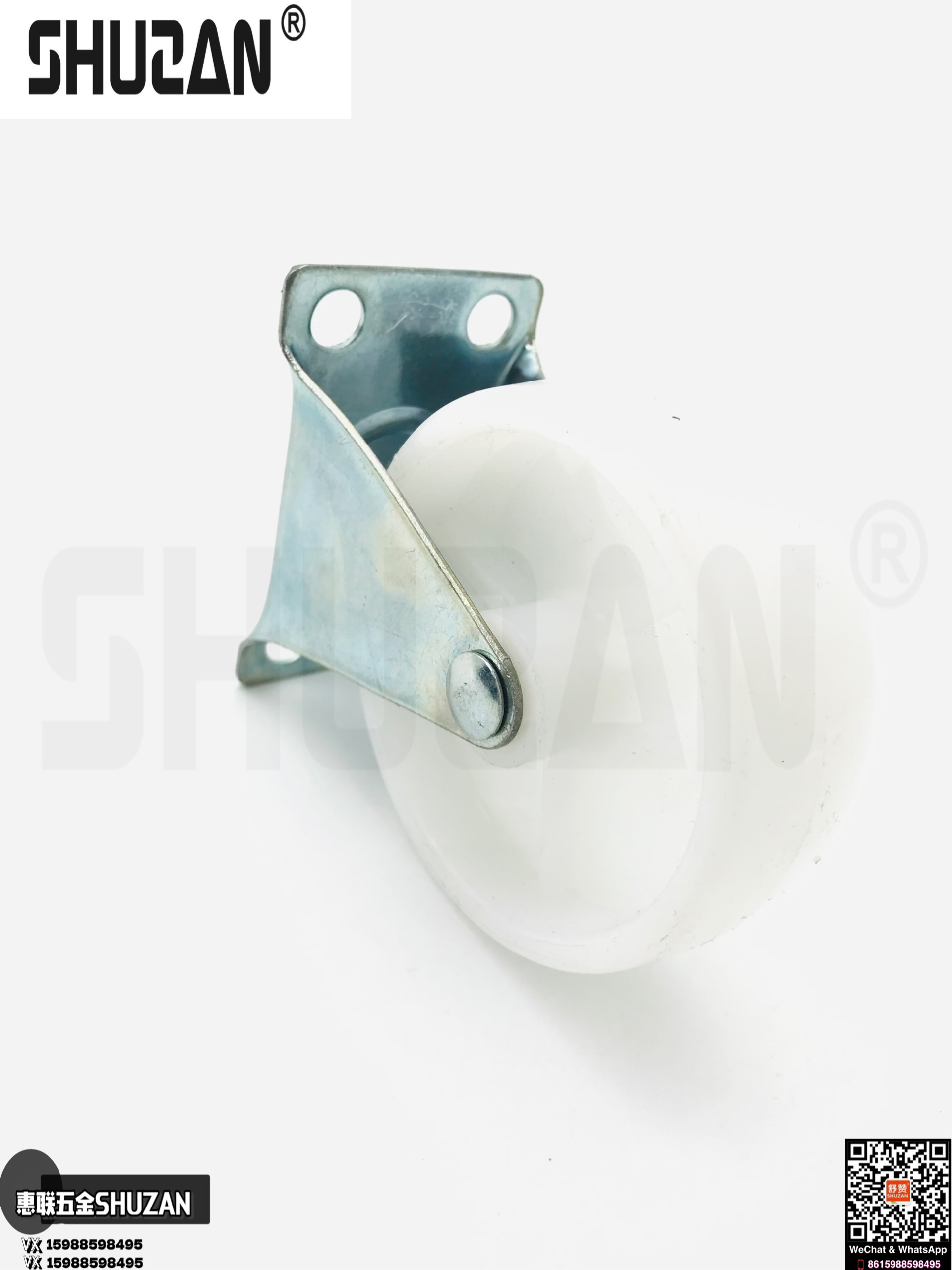 The hardware pulleys of Shuzan are sturdy and durable. They are commonly used for sliding door pulleys, glass doors and cabinet doors Item Picture