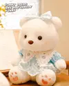 Cute teddy bear dolls, teddy bear figurines, girl dolls, hug bear plush toys as birthday gifts for children Item Picture