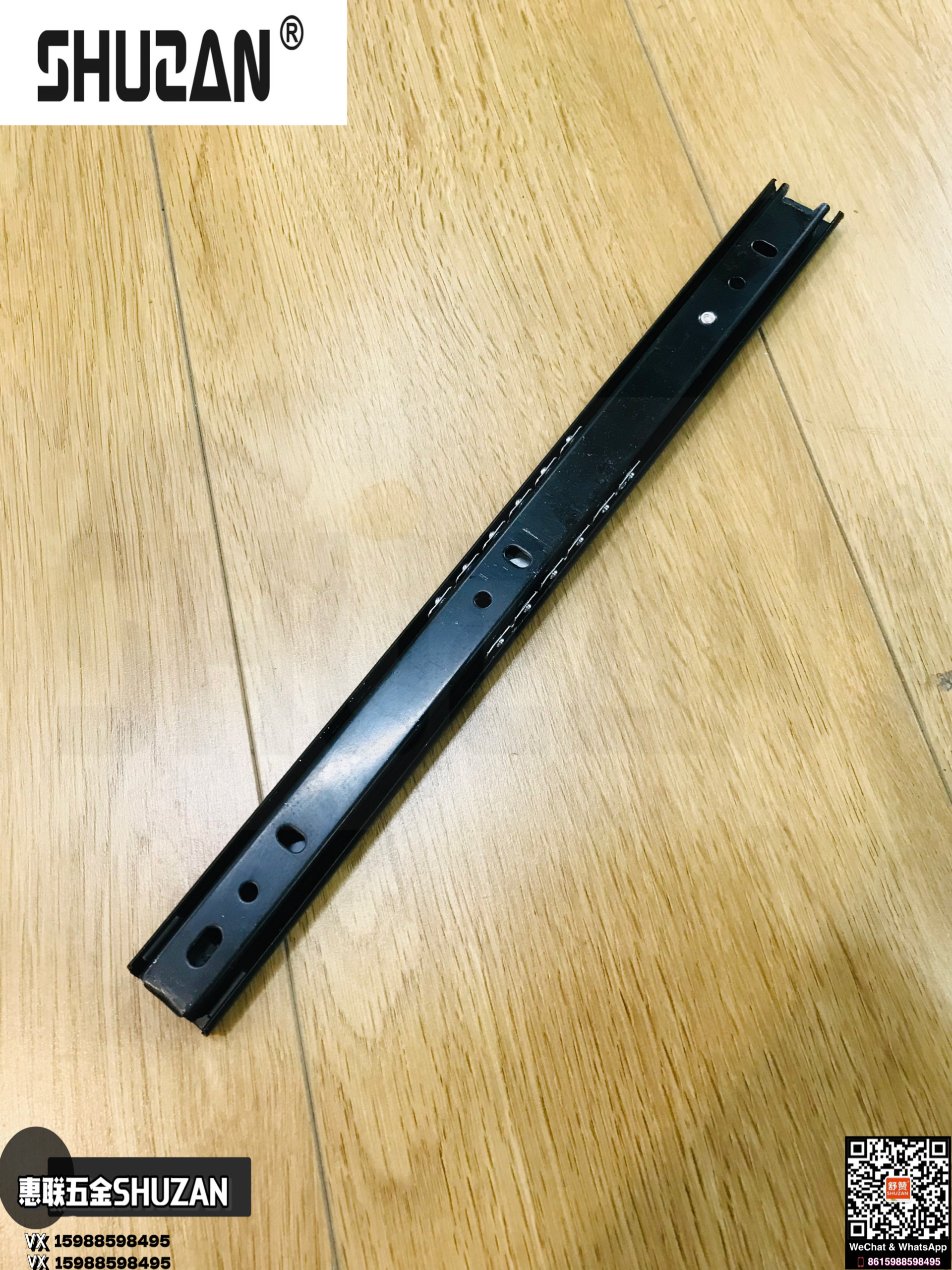 Shuzan hardware drawer slide rails and hydraulic buffer slide rails are sturdy and durable. Factory direct sales of various sizes Item Picture