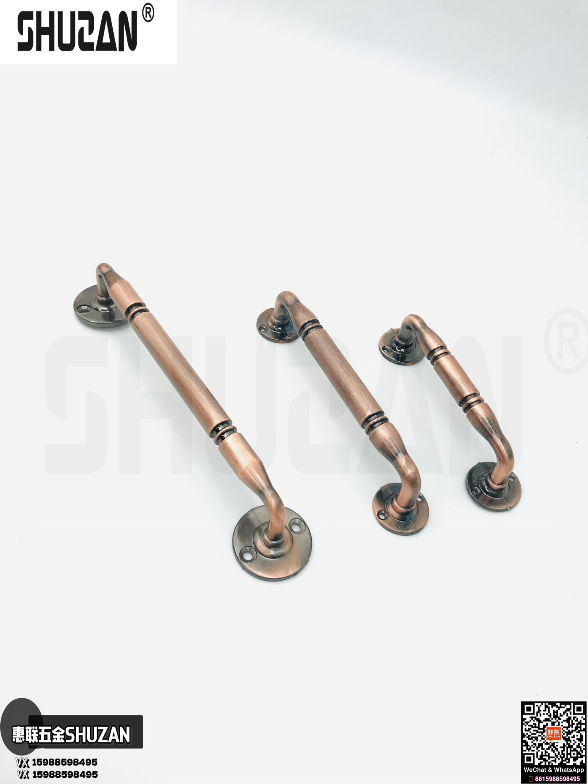 Vintage hardware handles, high-quality handles, sturdy and durable, available in various specifications, with excellent quality Item Picture