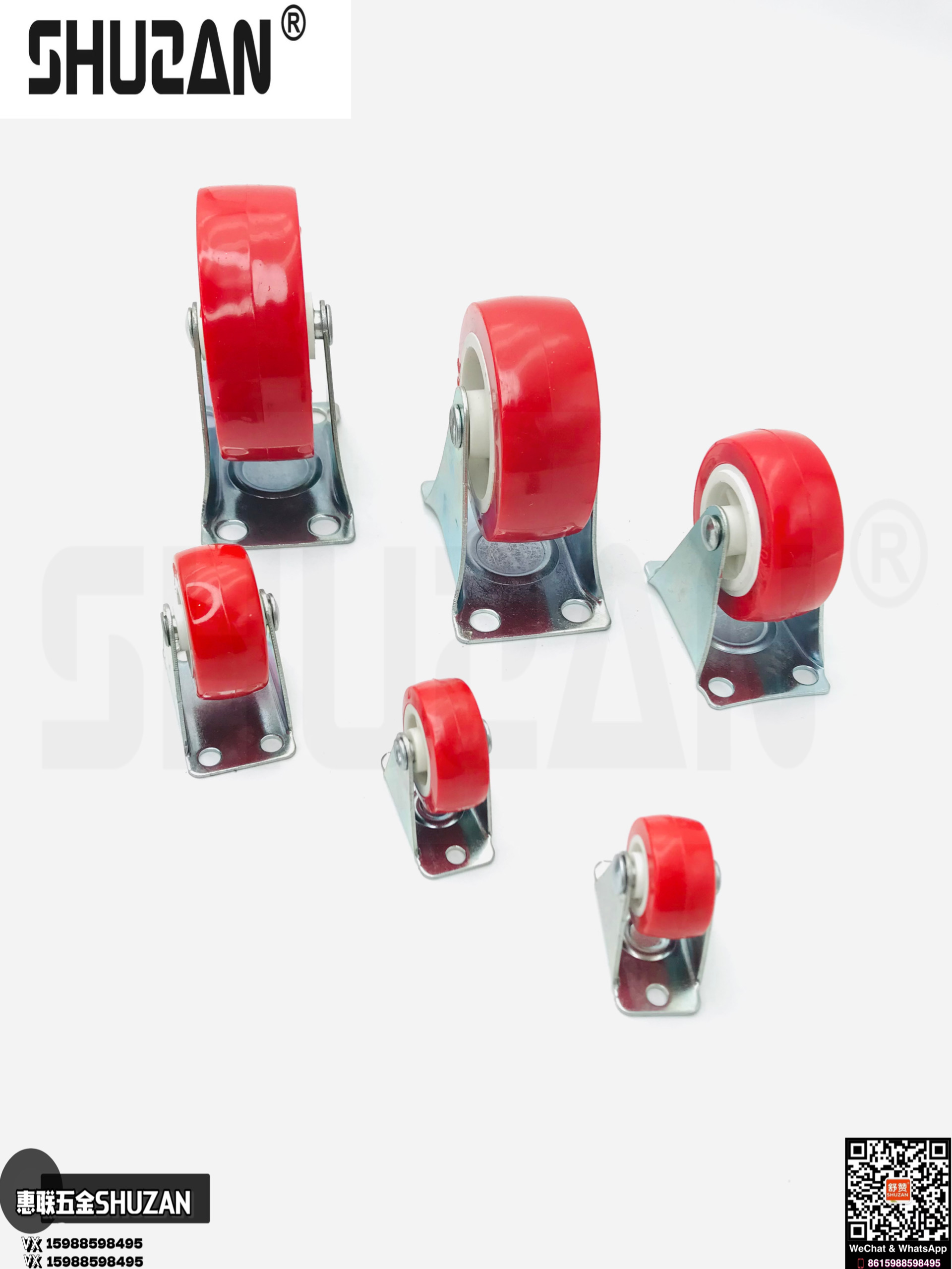 The hardware pulleys of Shuzan are sturdy and durable. The sliding door pulleys are commonly used for glass doors and cabinet doors, and are specially supplied for export Application Scenario
