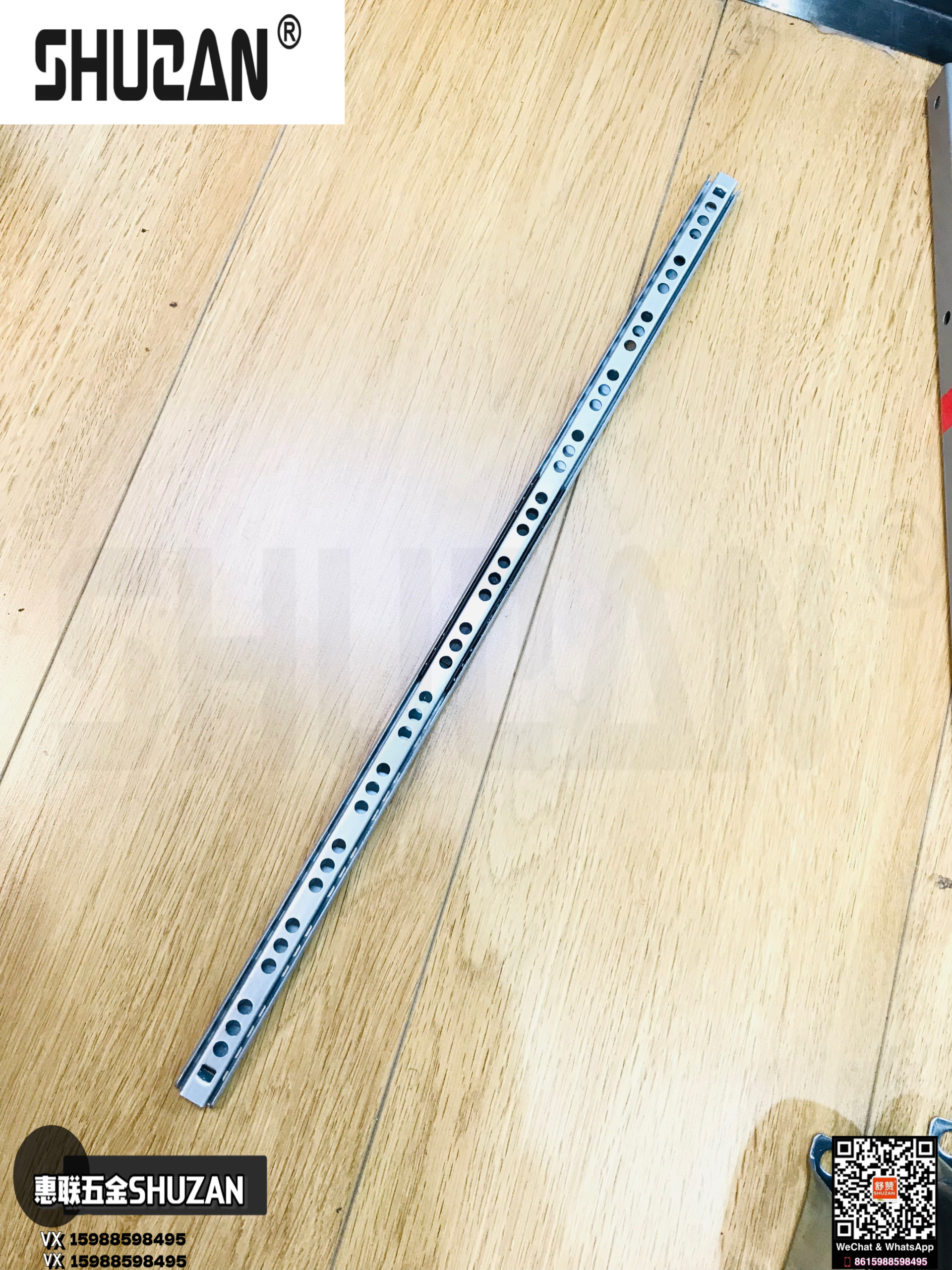 Shuzan hardware drawer slide rails hydraulic buffer slide rails are sturdy and durable, with various sizes and specifications of Shuzan quality Specification image