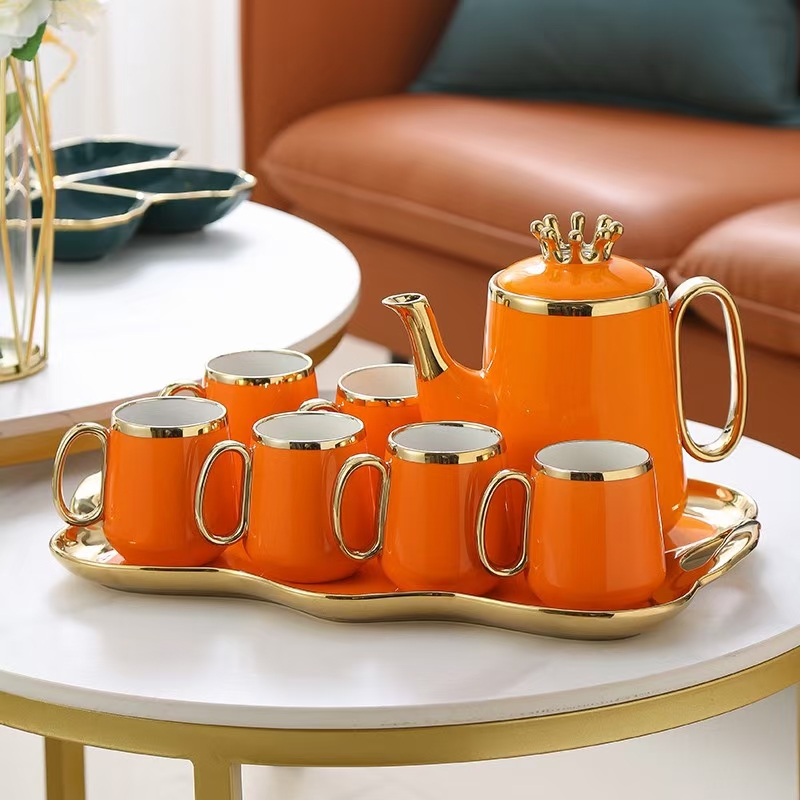 陶瓷水具套装/陶瓷水具水杯细节图