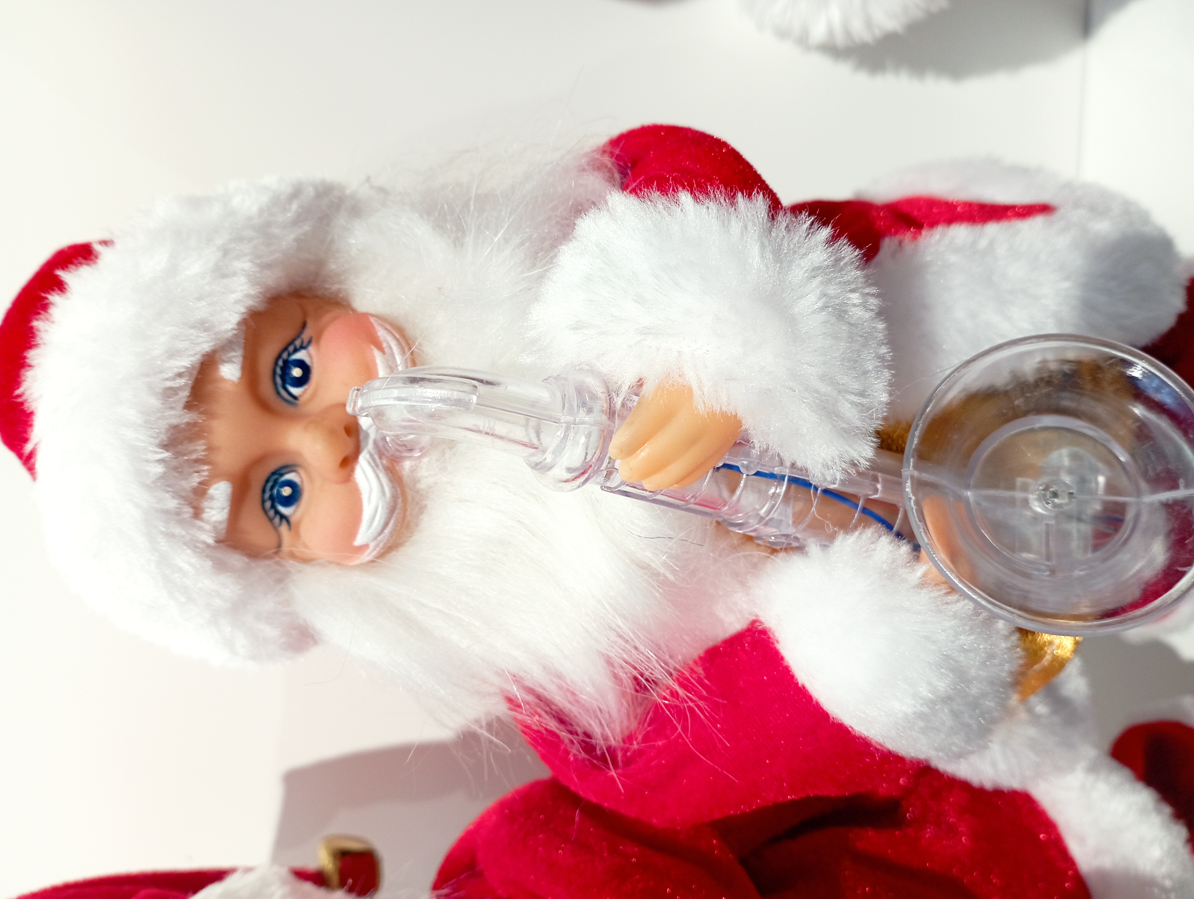 9123 Christmas Toys, Christmas gifts, Santa Claus who can play the saxophone and shake his feet, children's gifts undefined