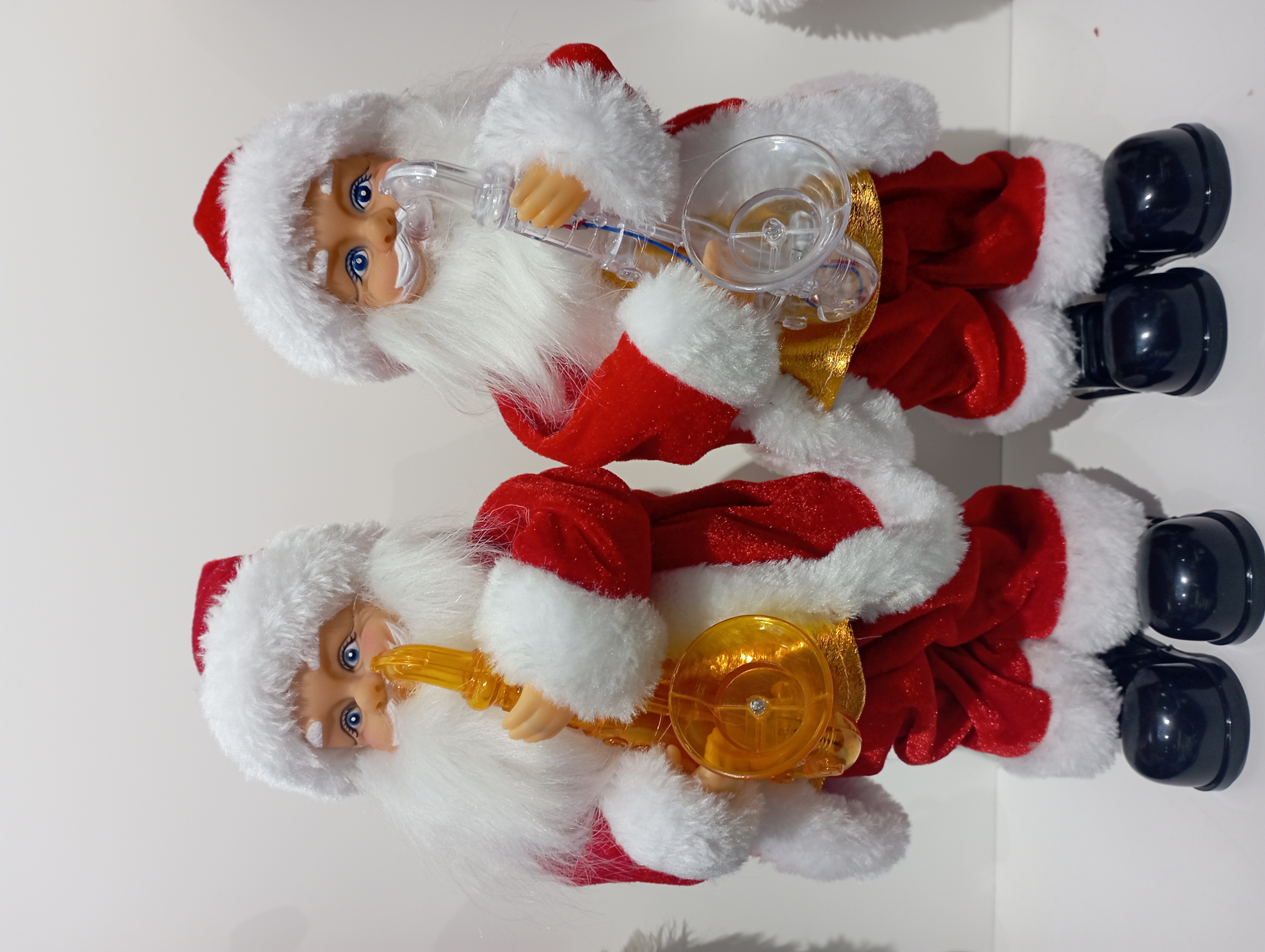 9123 Christmas Toys, Christmas gifts, Santa Claus who can play the saxophone and shake his feet, children's gifts undefined