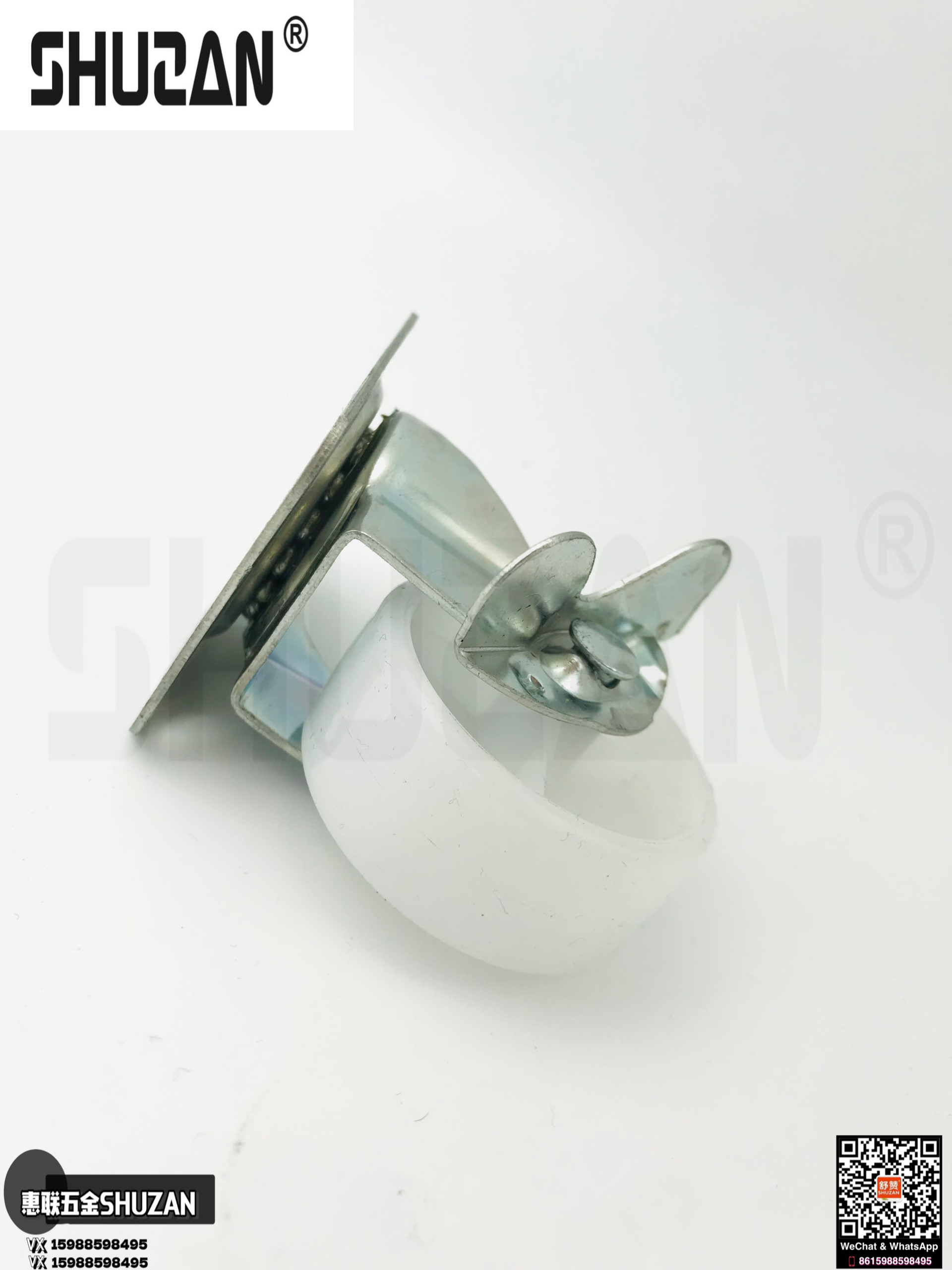 Specialized for foreign trade of hardware pulleys. Shuzan pulleys are sturdy and durable. Sliding door pulleys are commonly used for glass doors and cabinet doors. Shuzan quality Item Picture