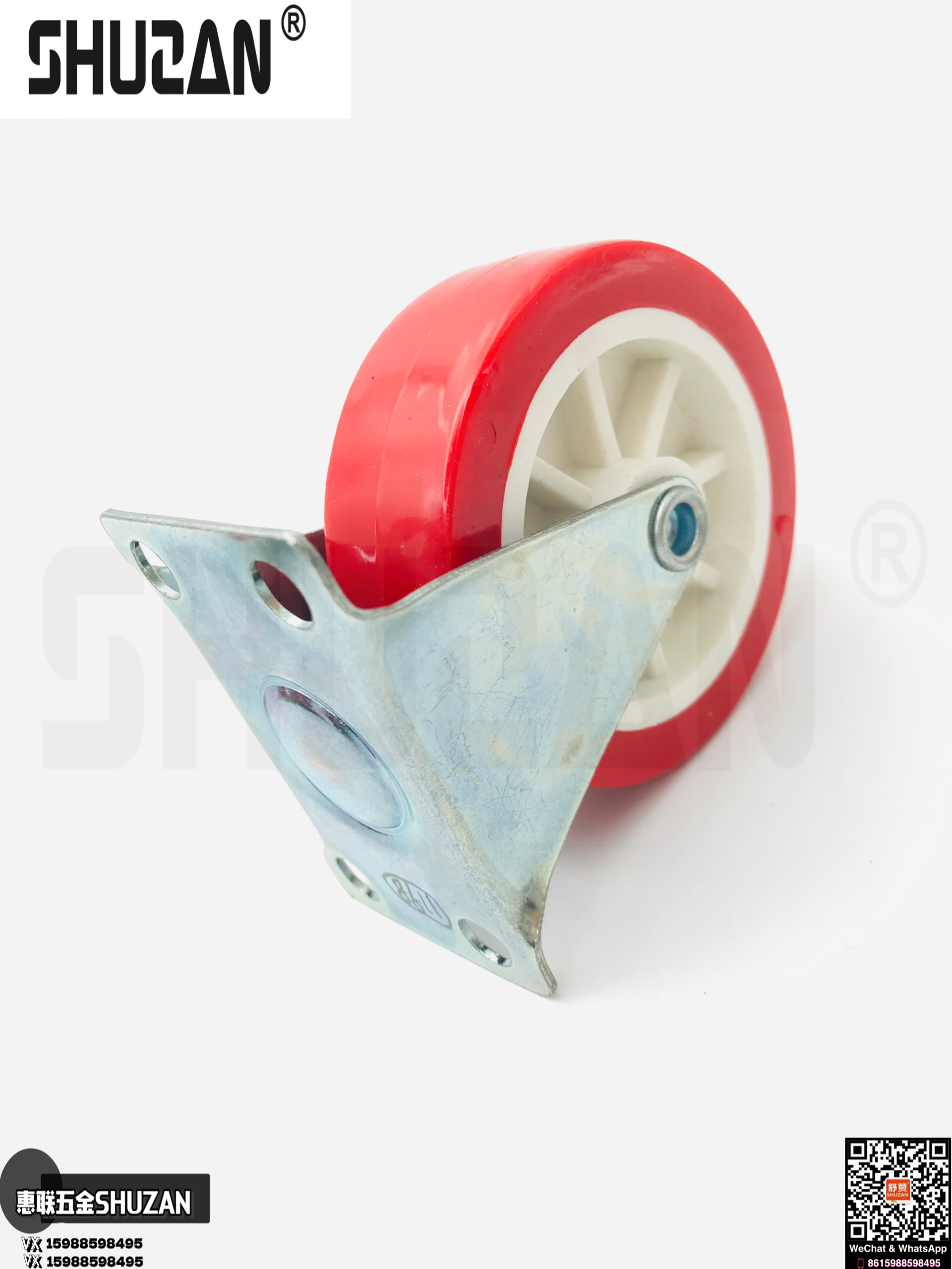 The hardware pulleys of Shuzan are sturdy and durable. The sliding door pulleys are commonly used for glass doors and cabinet doors, and are specially supplied for export Specification image