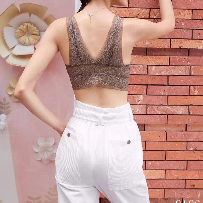 Dreamy red and pink breathable, thin, comfortable, back-fitting, sexy and cute bra Specification image