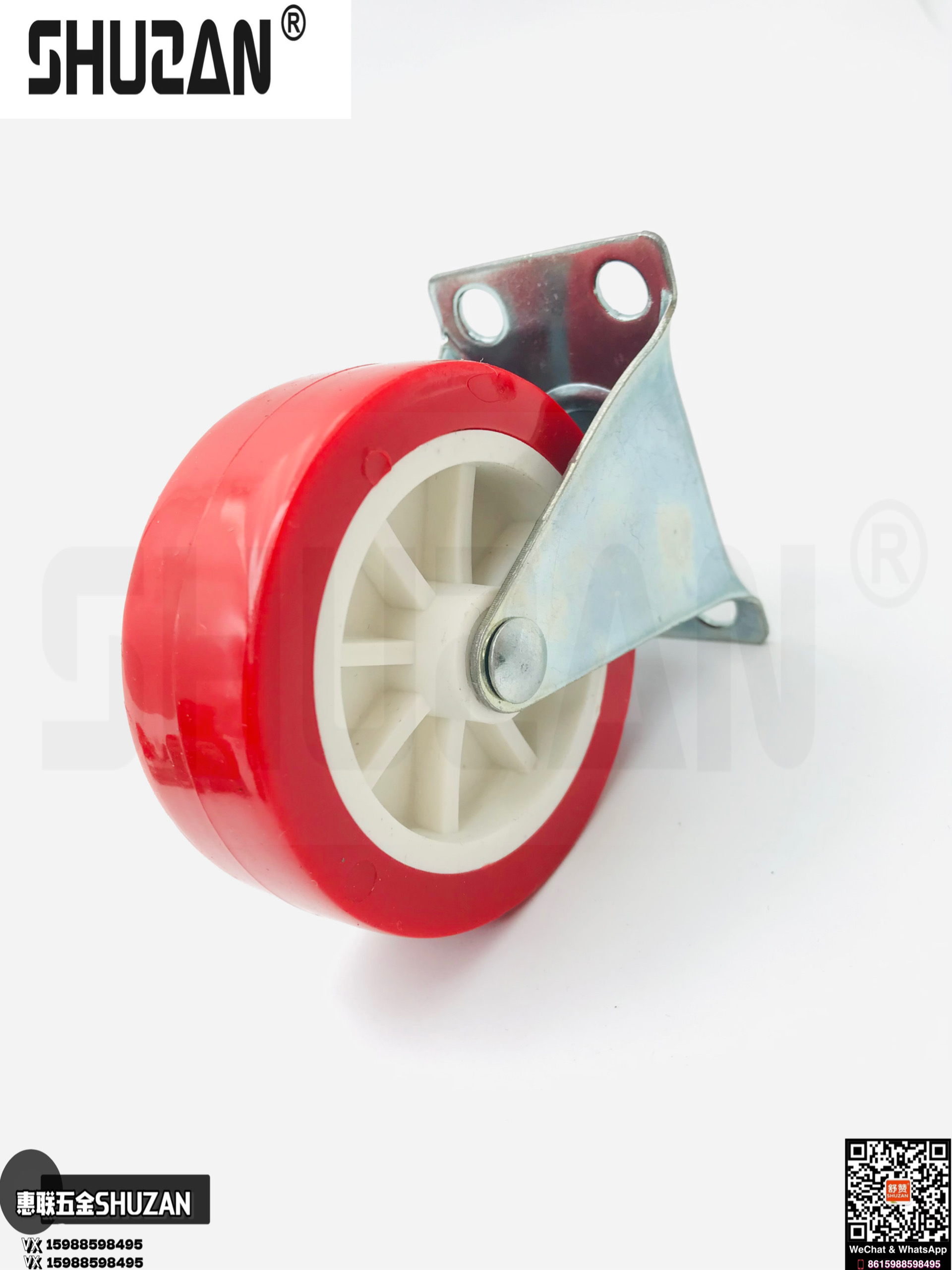 The hardware pulleys of Shuzan are sturdy and durable. The sliding door pulleys are commonly used for glass doors and cabinet doors, and are specially supplied for export details Picture