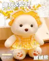 Cute teddy bear dolls, teddy bear figurines, girl dolls, hug bear plush toys as birthday gifts for children details Picture