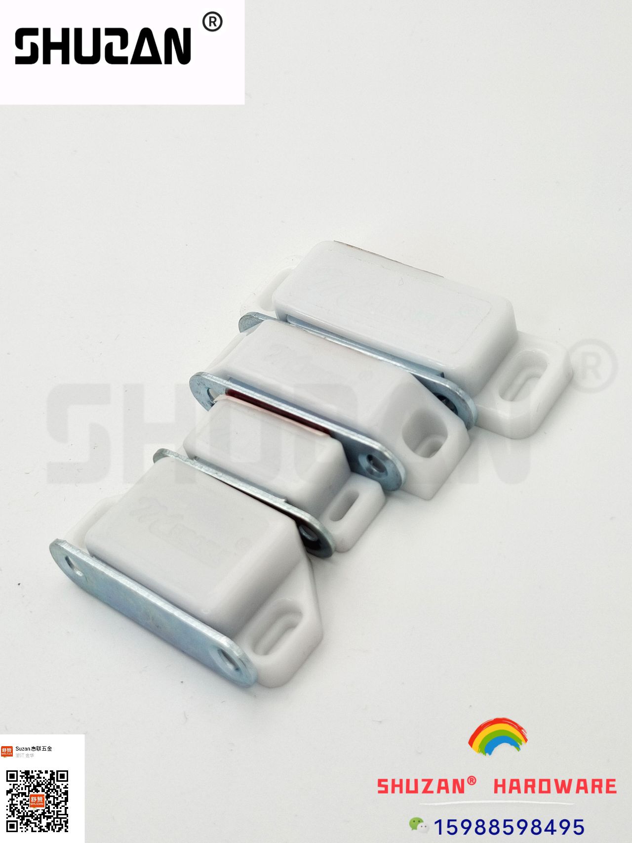 柜吸强磁吸磁碰门吸磁夹加厚衣橱柜门高质量卡扣家具配件舒赞 门碰 磁夹高品质