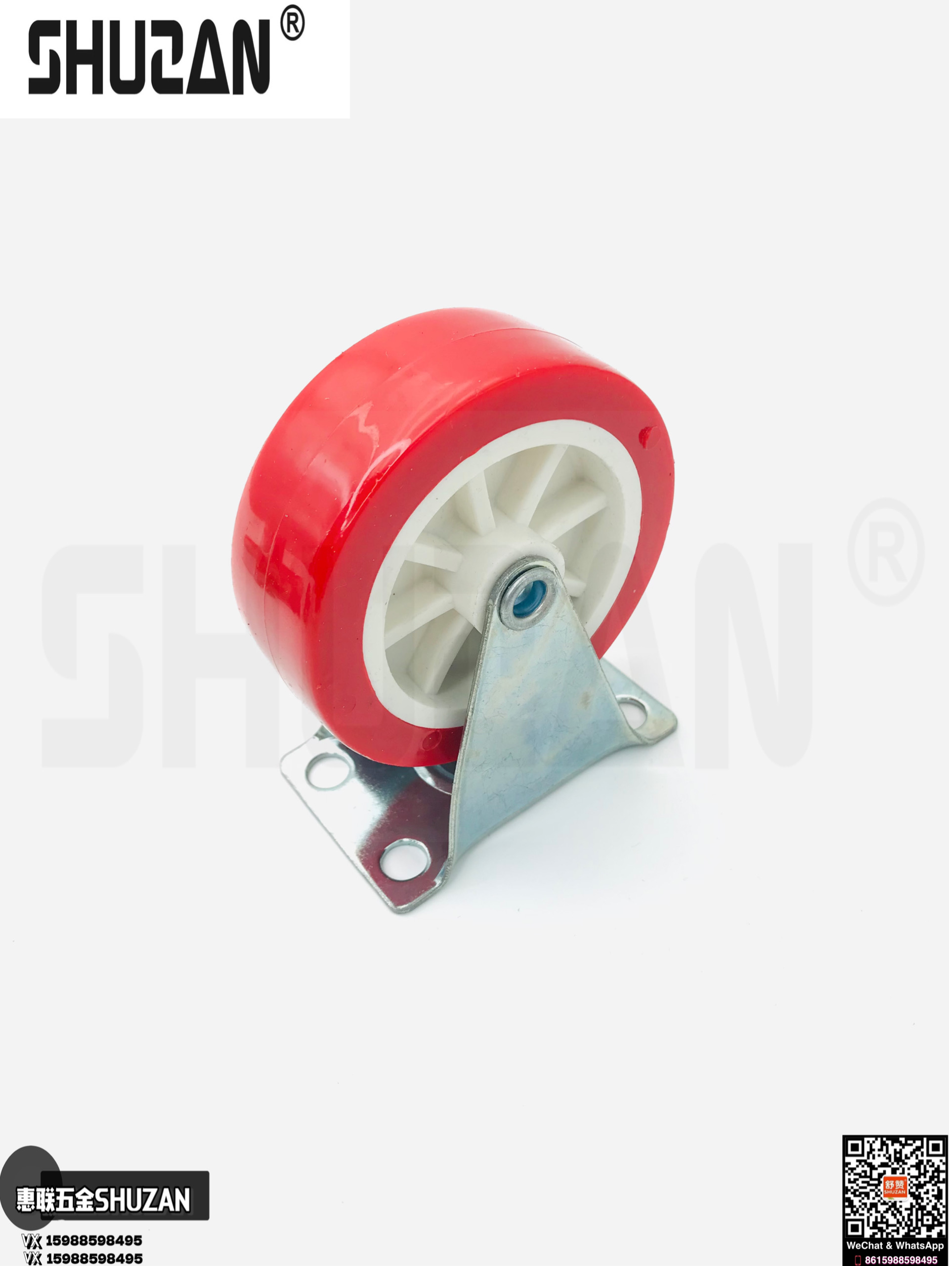 The hardware pulleys of Shuzan are sturdy and durable. The sliding door pulleys are commonly used for glass doors and cabinet doors, and are specially supplied for export