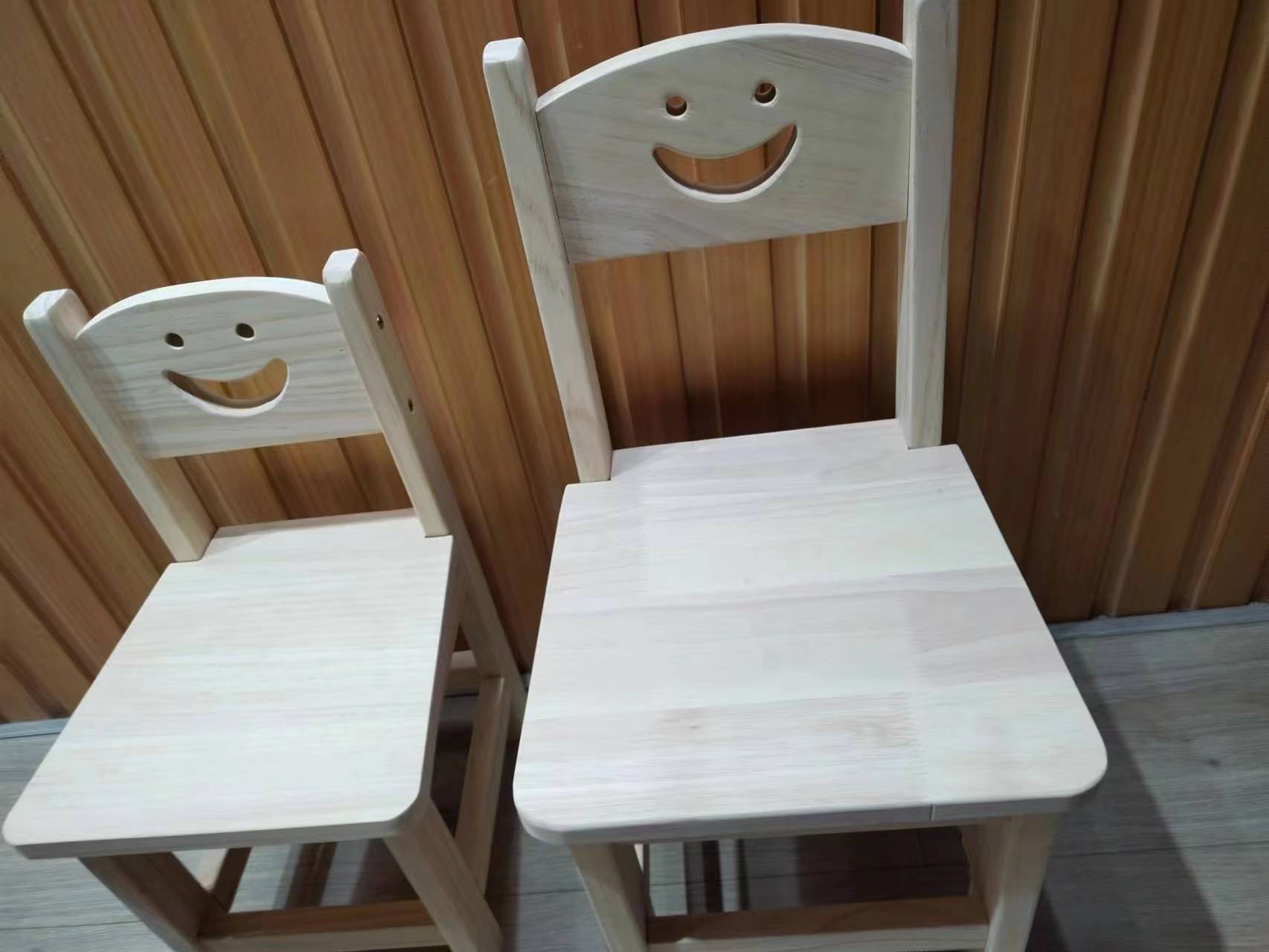 原木色幼儿园实木儿童小凳子家用书桌宝宝学习板凳橡木靠背椅经典宝宝凳靠背凳详情7