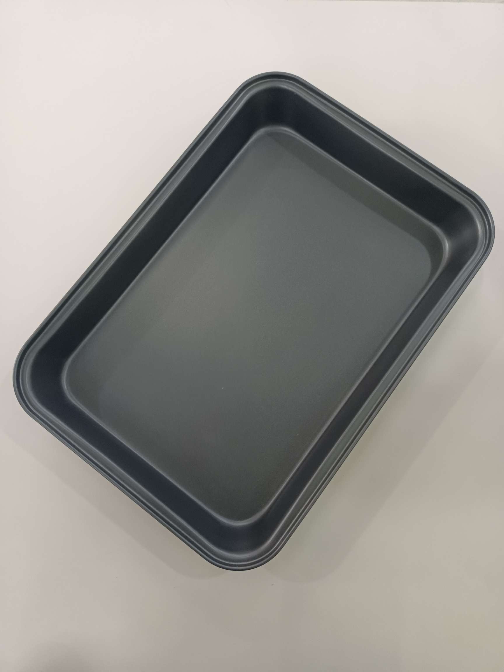 不粘竖边长方形烧烤盘家用粘烤鱼披萨 饼干烤箱烘焙用具三件套详情图5