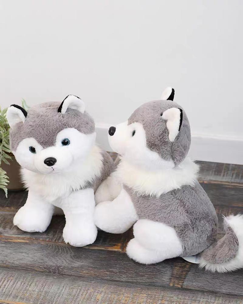 Shangrongfang Ha Xiao Er Plush Toys, long-haired puppy dolls, creative Husky dolls Application Scenario