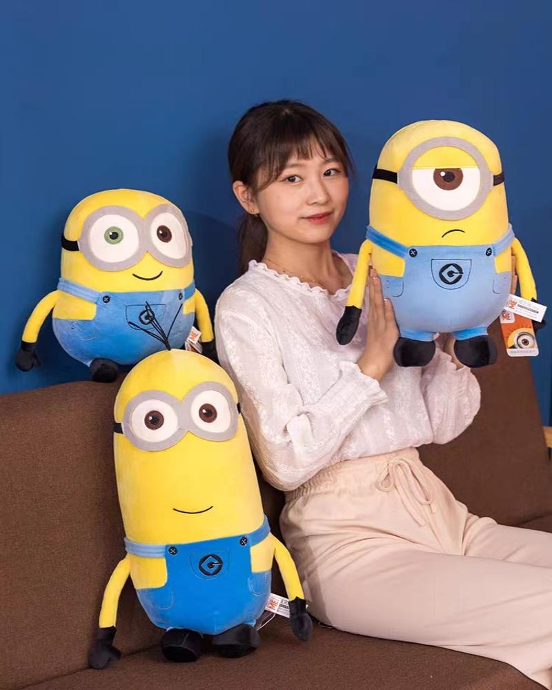 Authentic Despicable Me Minions dolls, children's plush toys, throw pillows, cute girls' dolls, birthday gifts details Picture