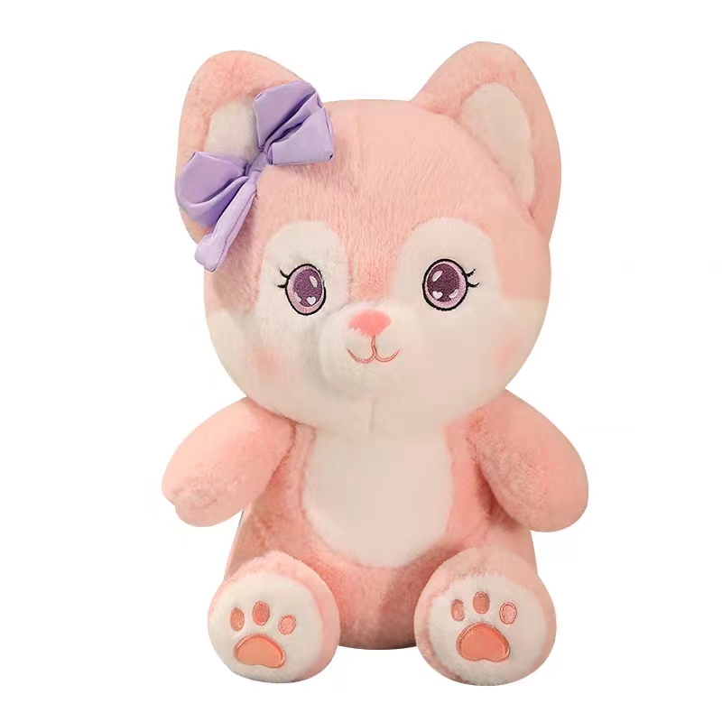 Shangrongfang's new Da Ji Bei Bei doll, a fox red plush toy, a small net F fox Play plush pillow doll, for girls and children details Picture