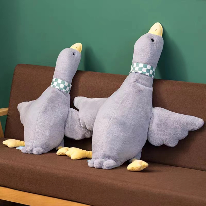 毛绒/娃娃/鸭子白底实物图